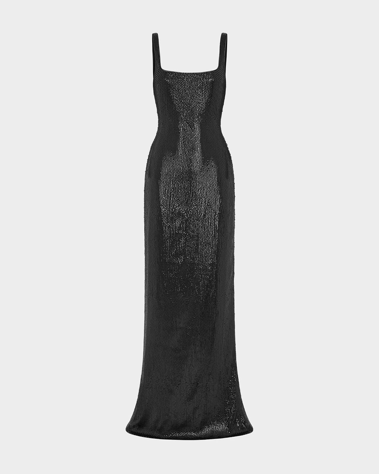Electra Gown In Diamond Sequin