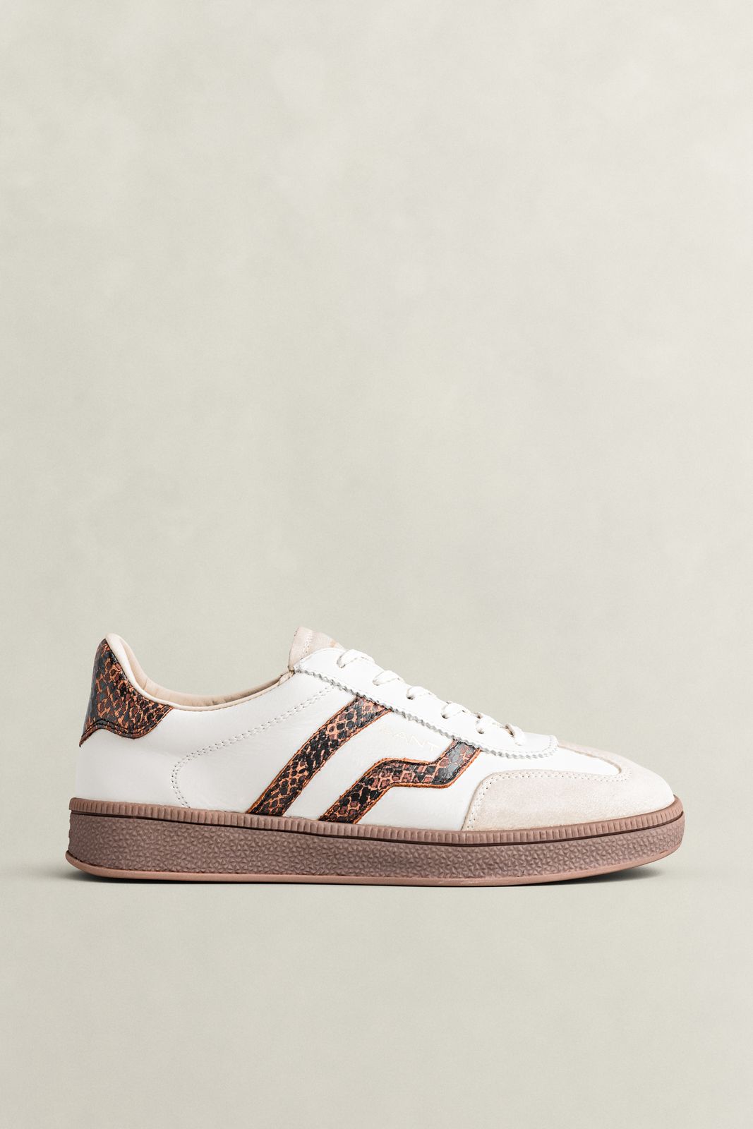 Cuzima Suede Leather Sneakers - CREAM