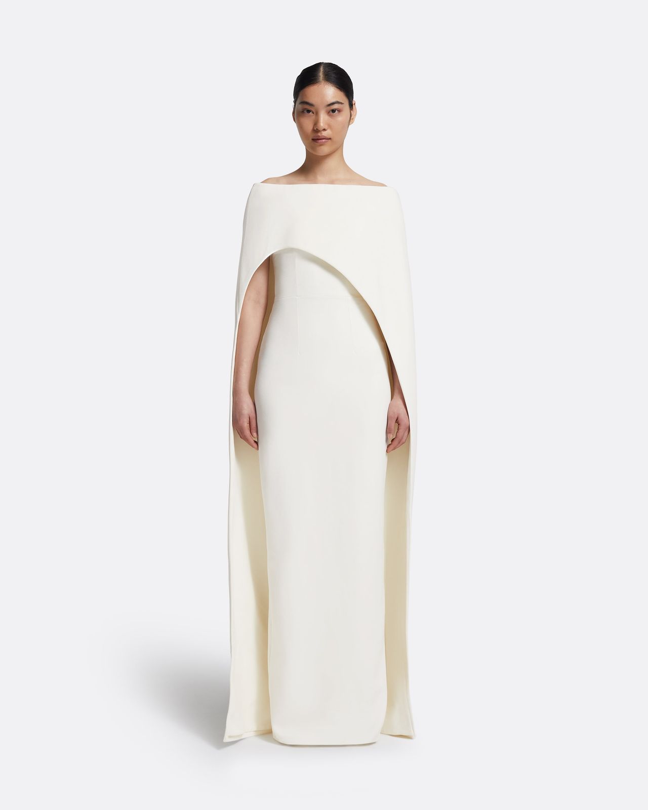Azrael Long Dress & Maddox Harness in Ivory