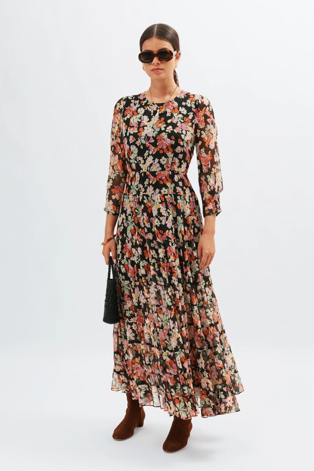 Kristen - Primrose Floral Deep Navy