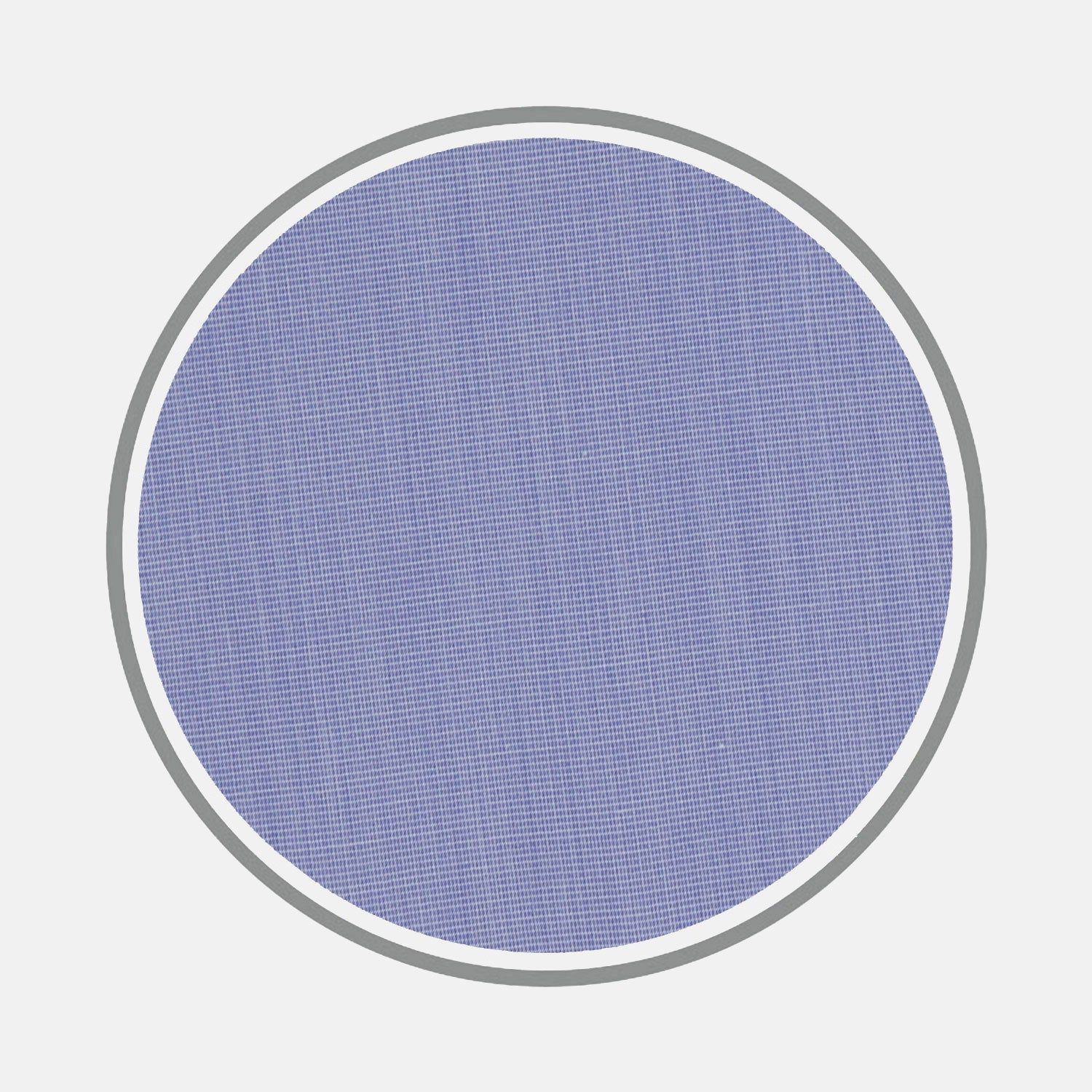 Blue End-on-end Sea Island Quality Cotton Fabric