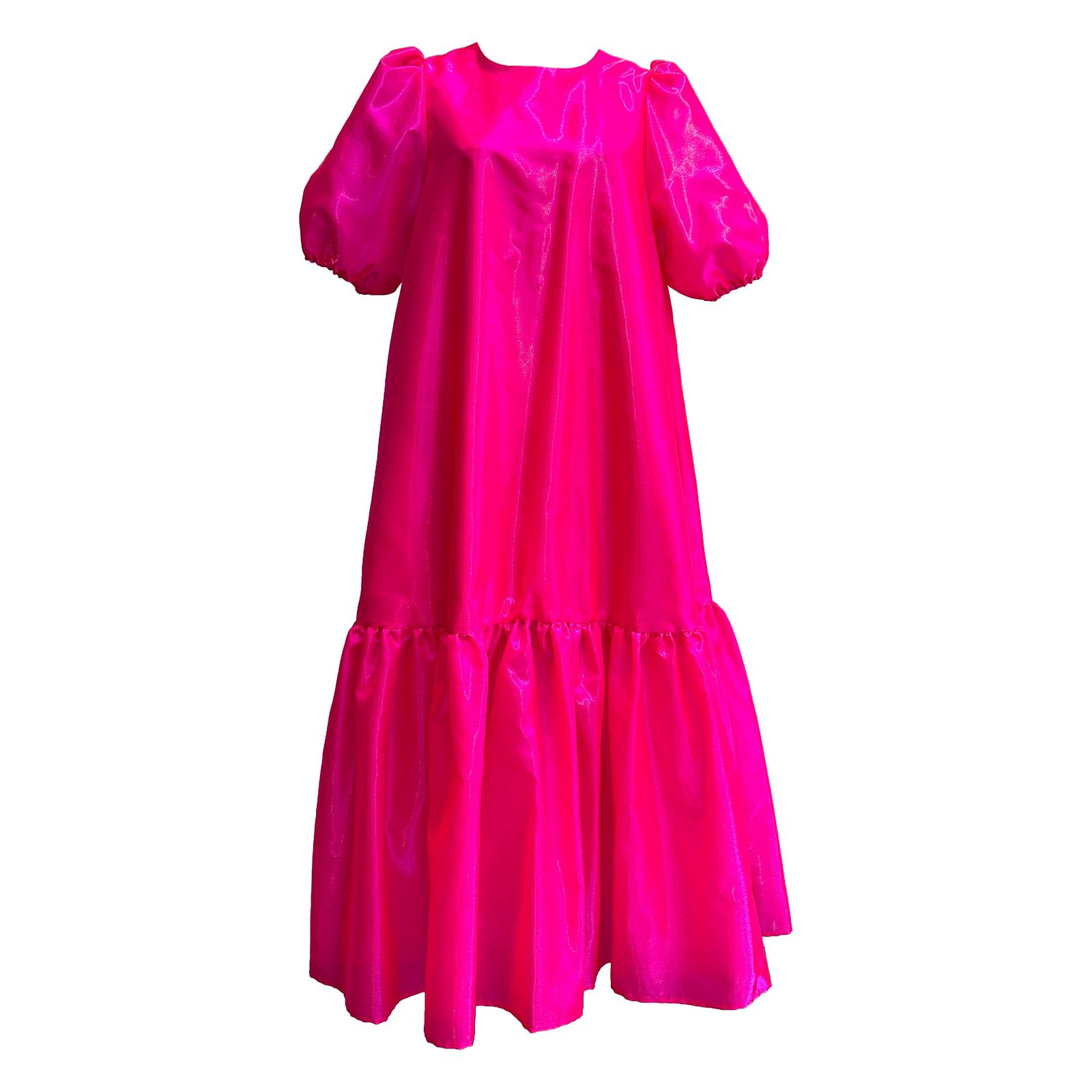 The Blaise Dress with Puff Sleeves