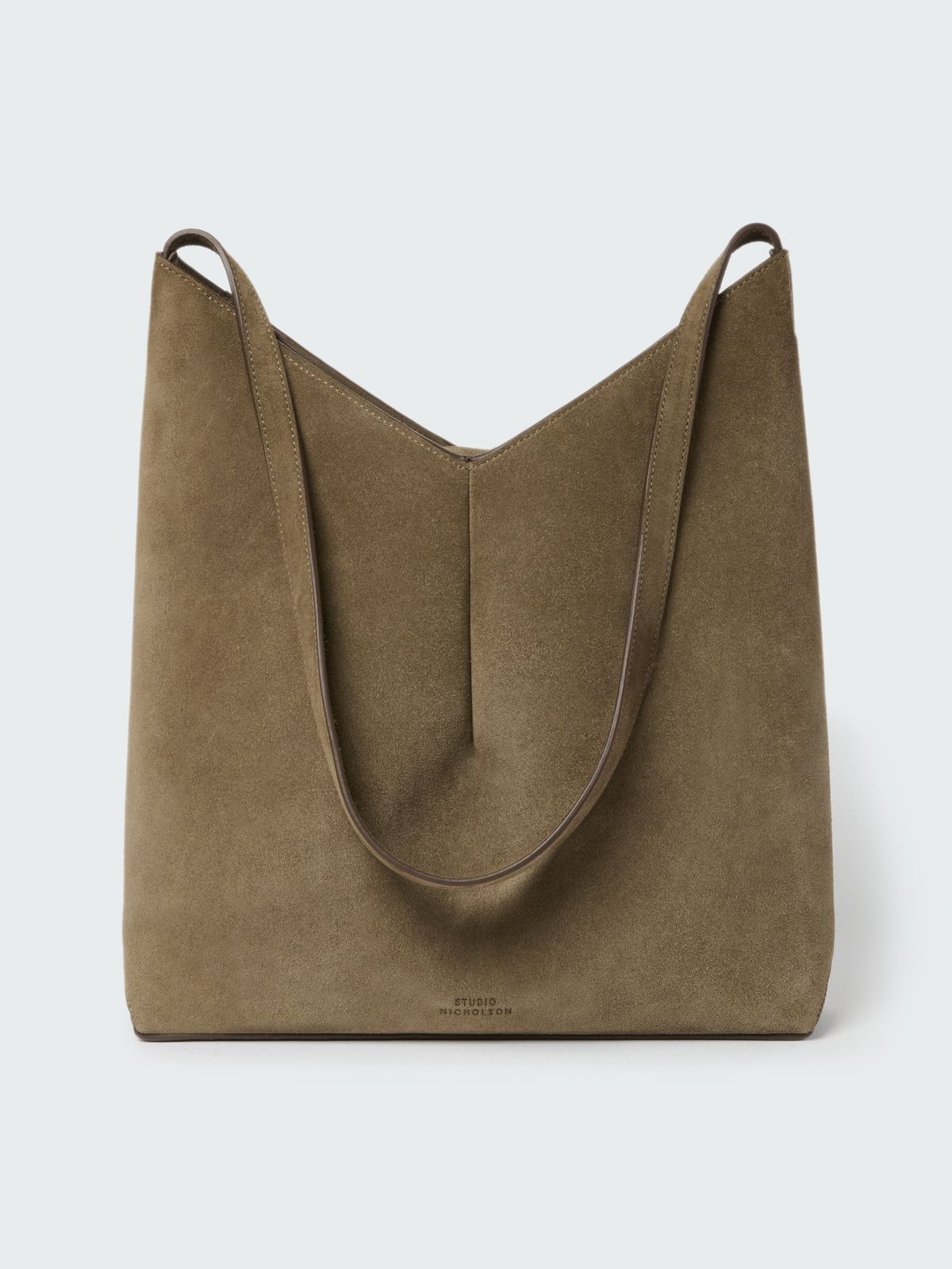 Hoho Suede Bag In Olive