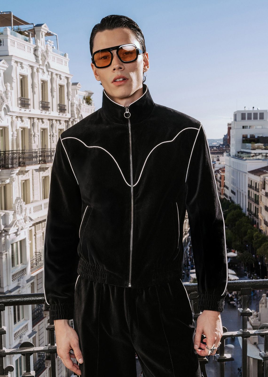 Velvet Western 70's Track Jacket
