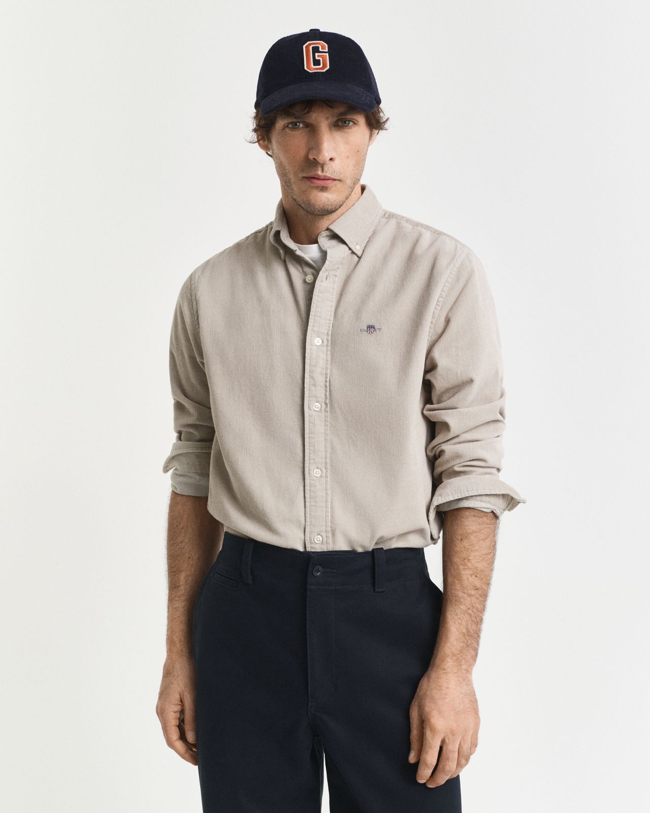 Corduroy Shirt - FADED TAUPE