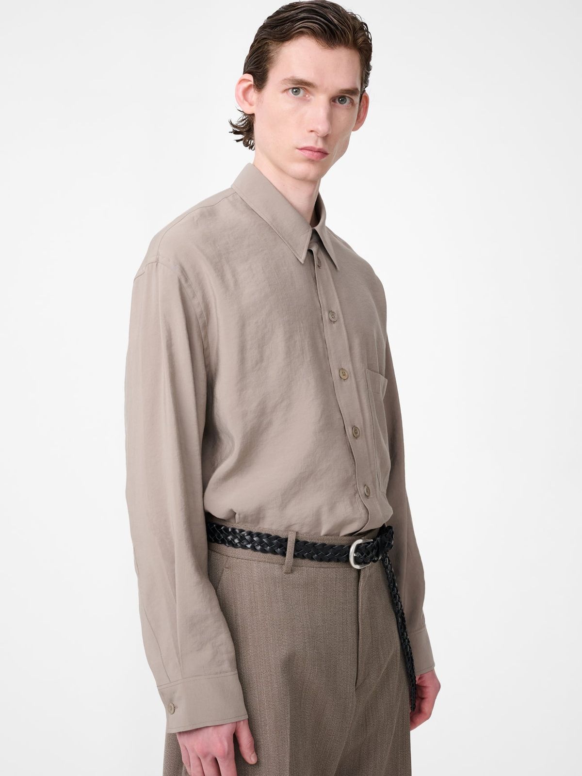 Emper Shirt In Taupe