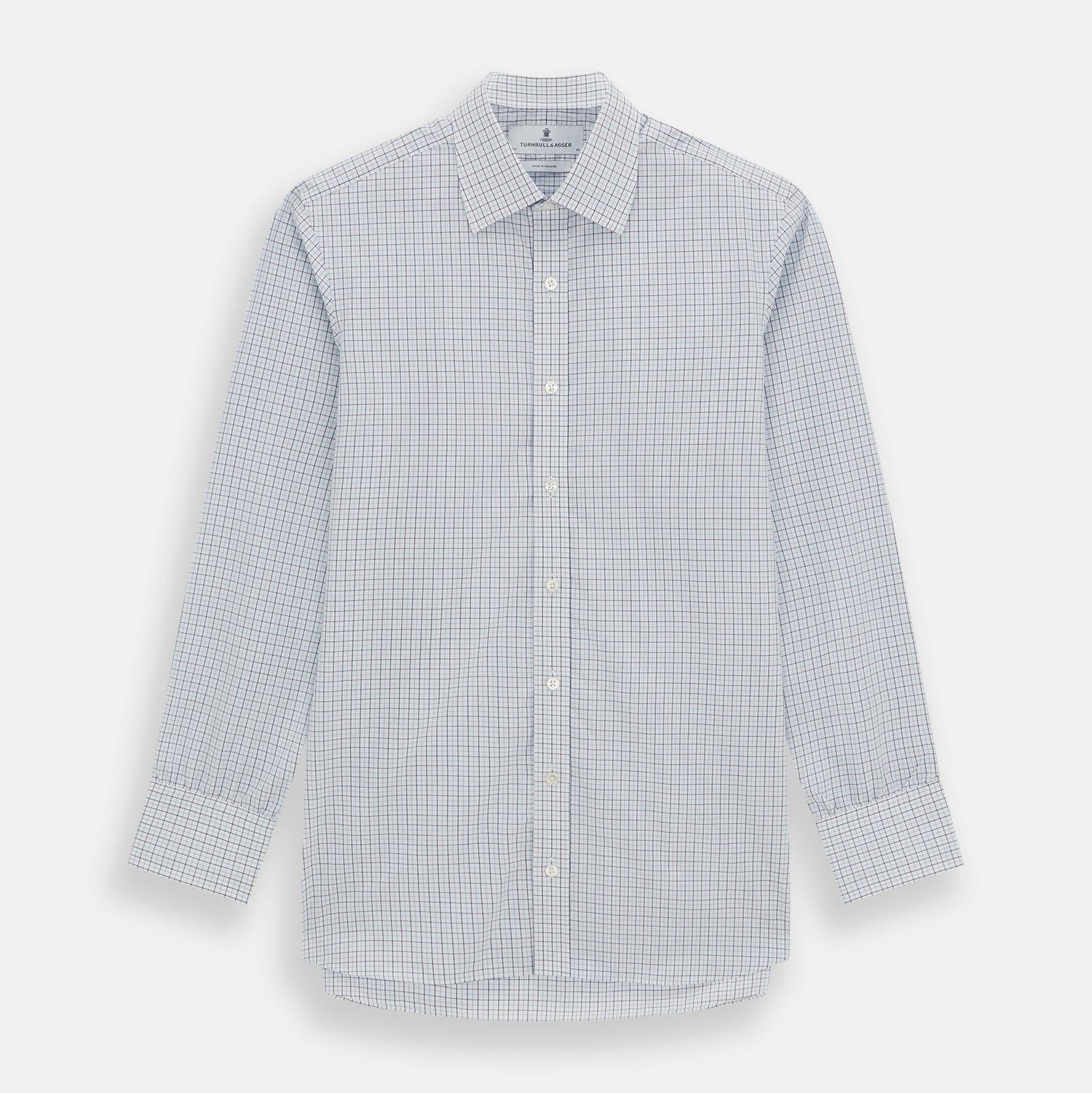 Blue Double Graph Check Mayfair Shirt