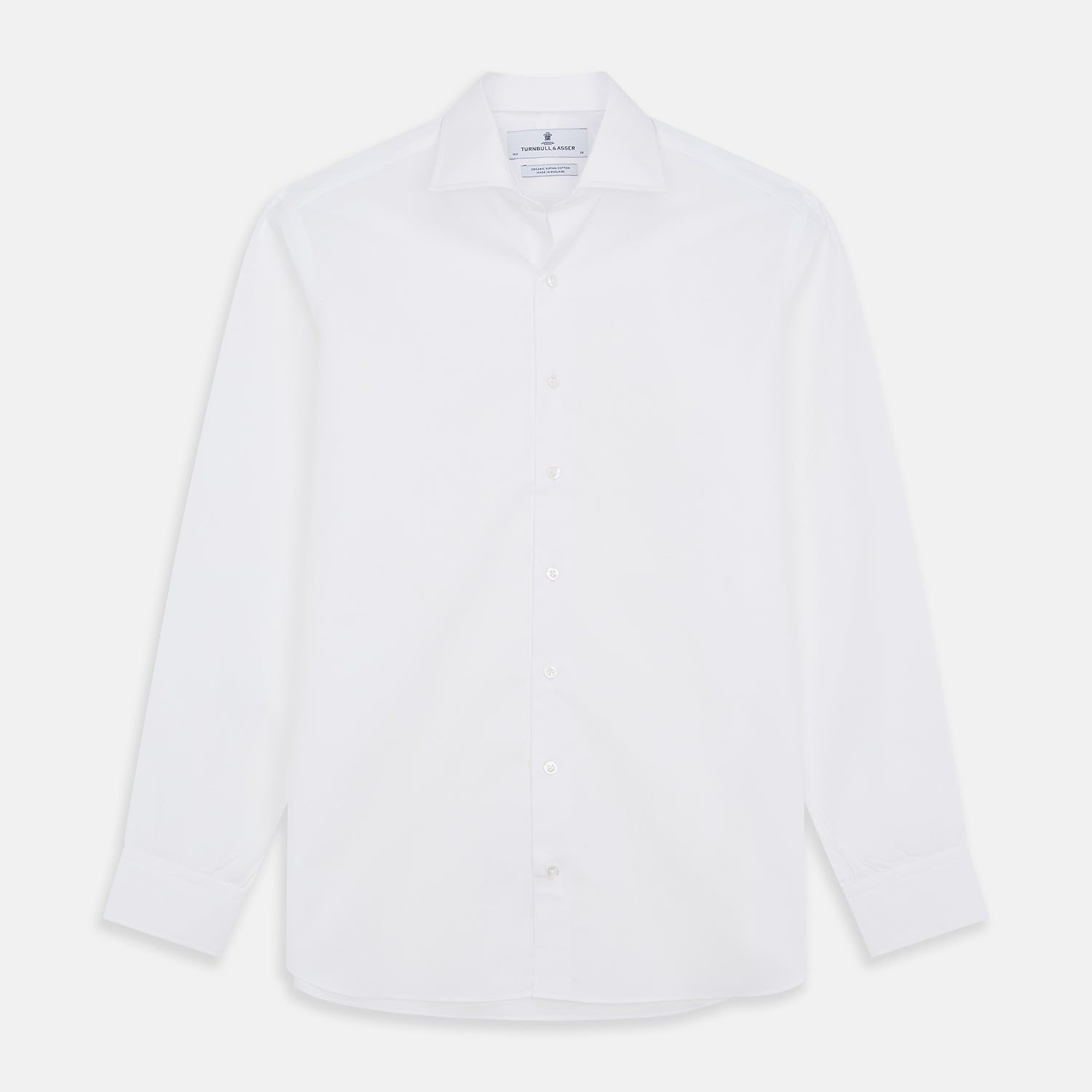 White Organic Cotton Tailored Fit Hove Shirt
