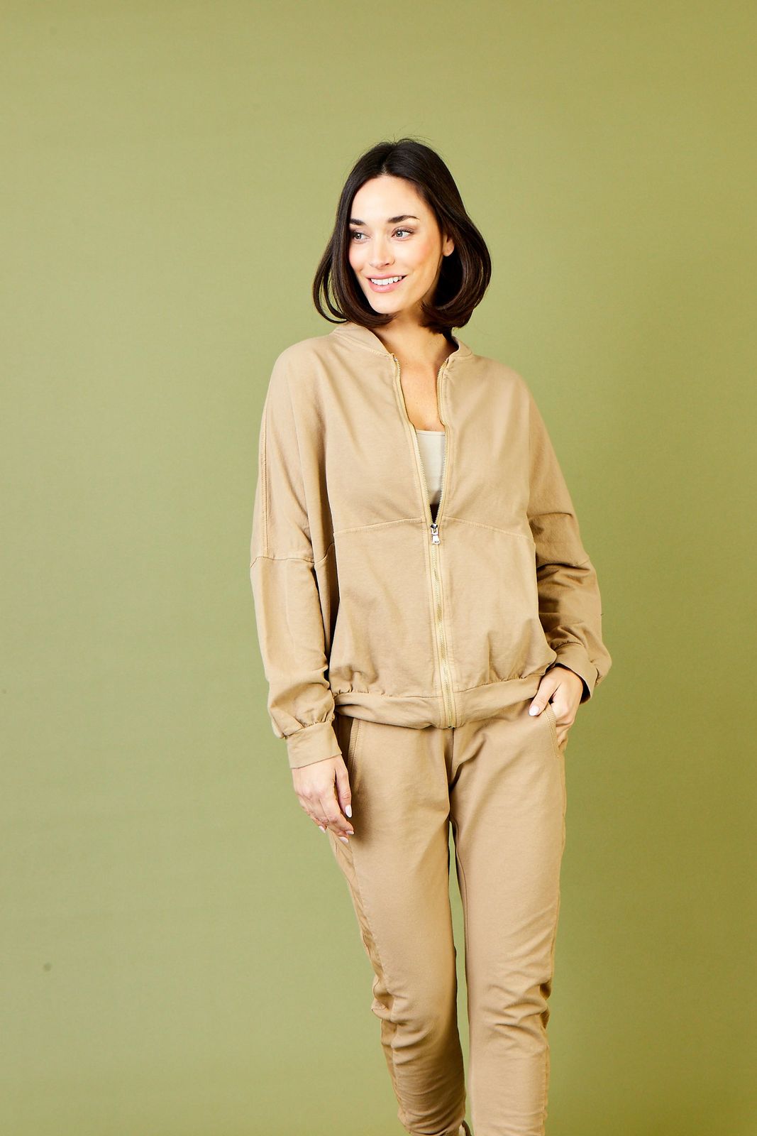 Monty Zip Thru Sweat Jacket