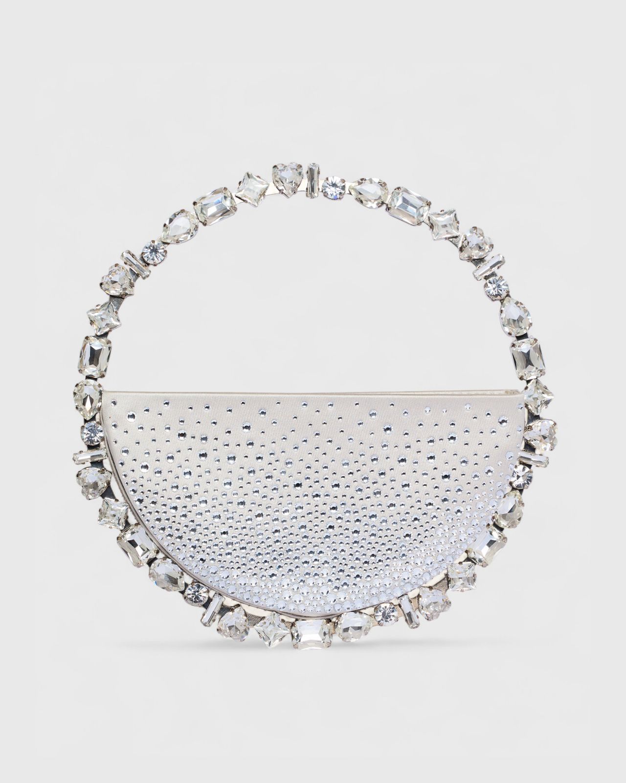 Silver Hotfix Taliya Eternity Clutch