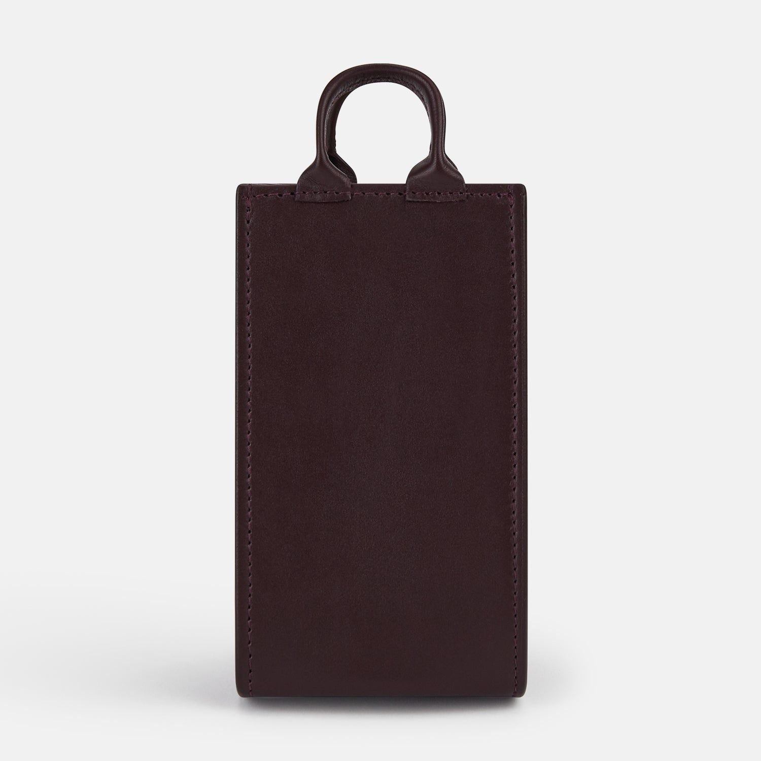 Burgundy Leather Pen holder