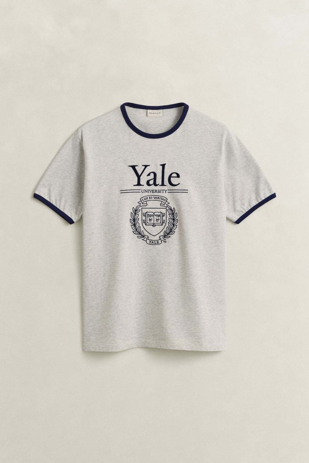 Gant x Yale T-Shirt - GREY MELANGE