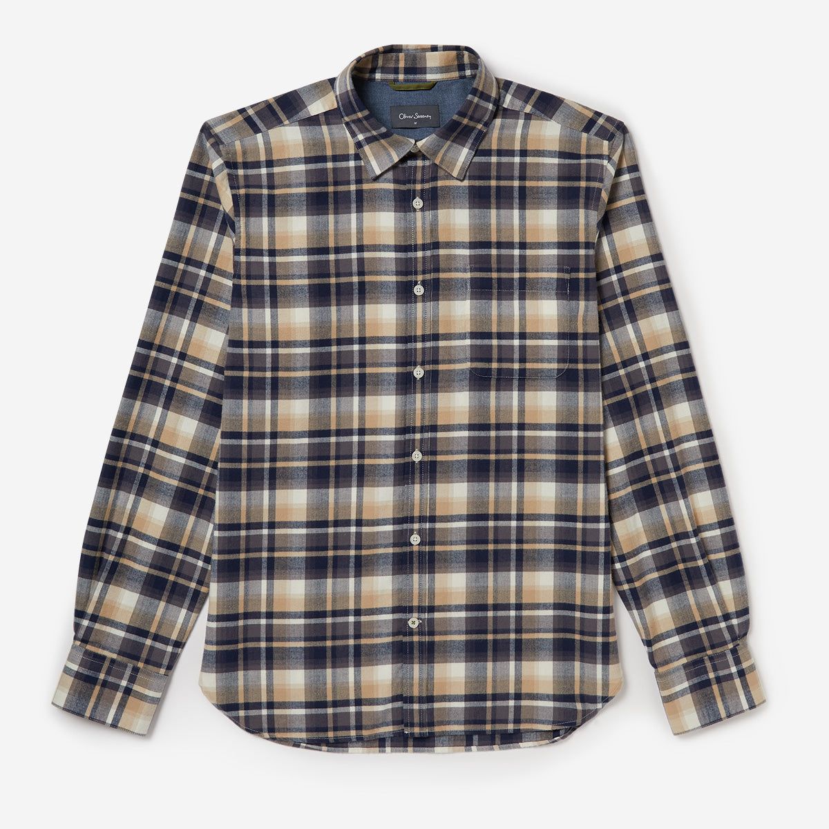 Censo Navy/beige Check