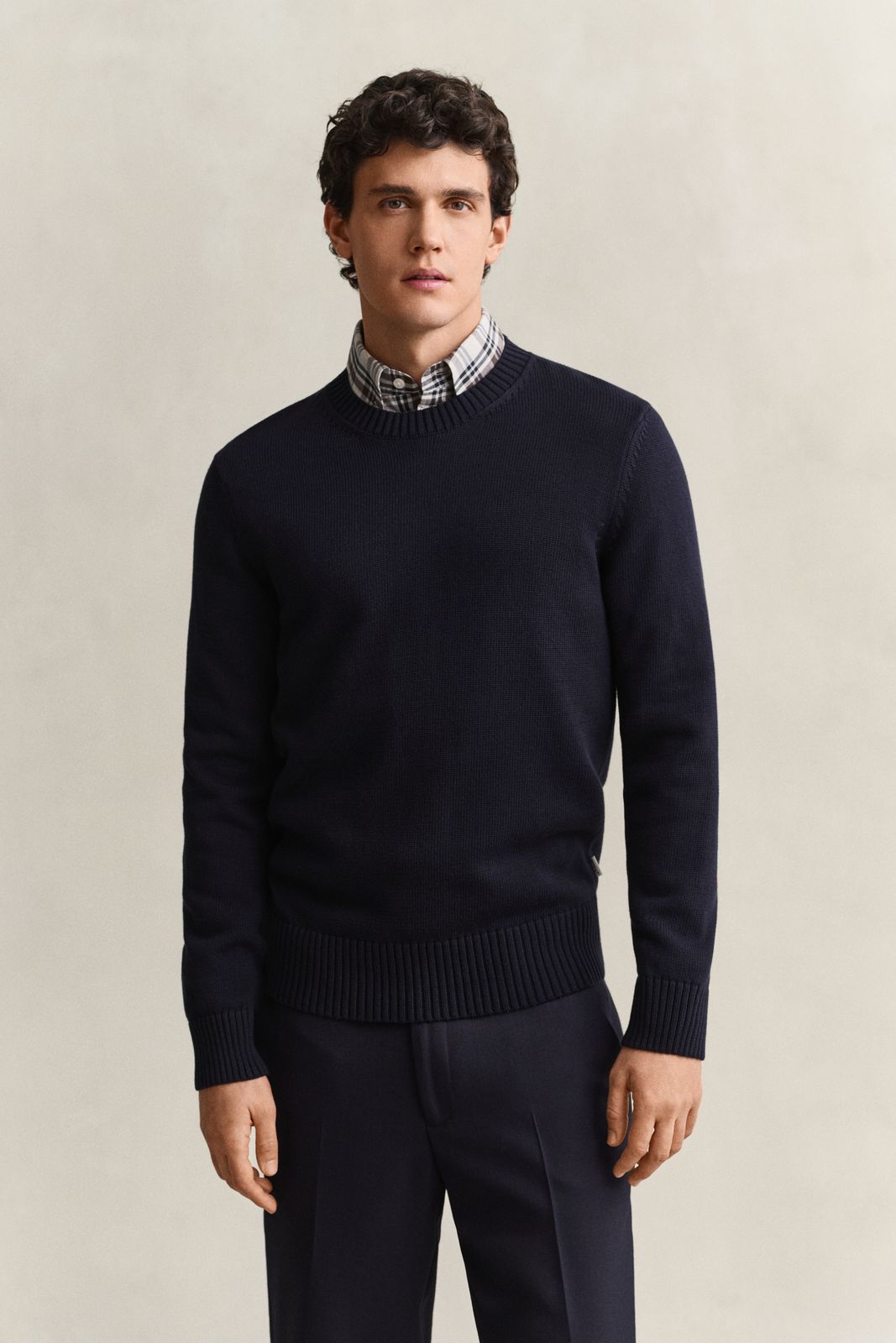 Supima Cotton Sweater - EVENING BLUE