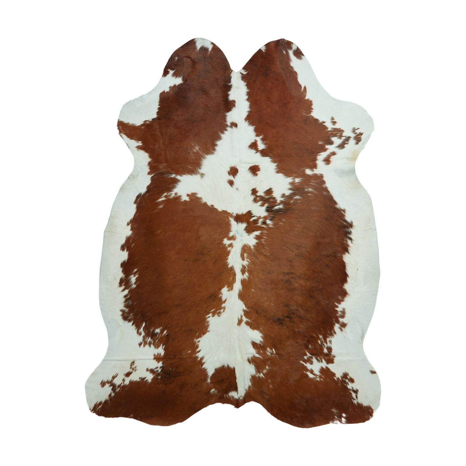 Cowhide Rug - Brown & White (220cm X 180cm)