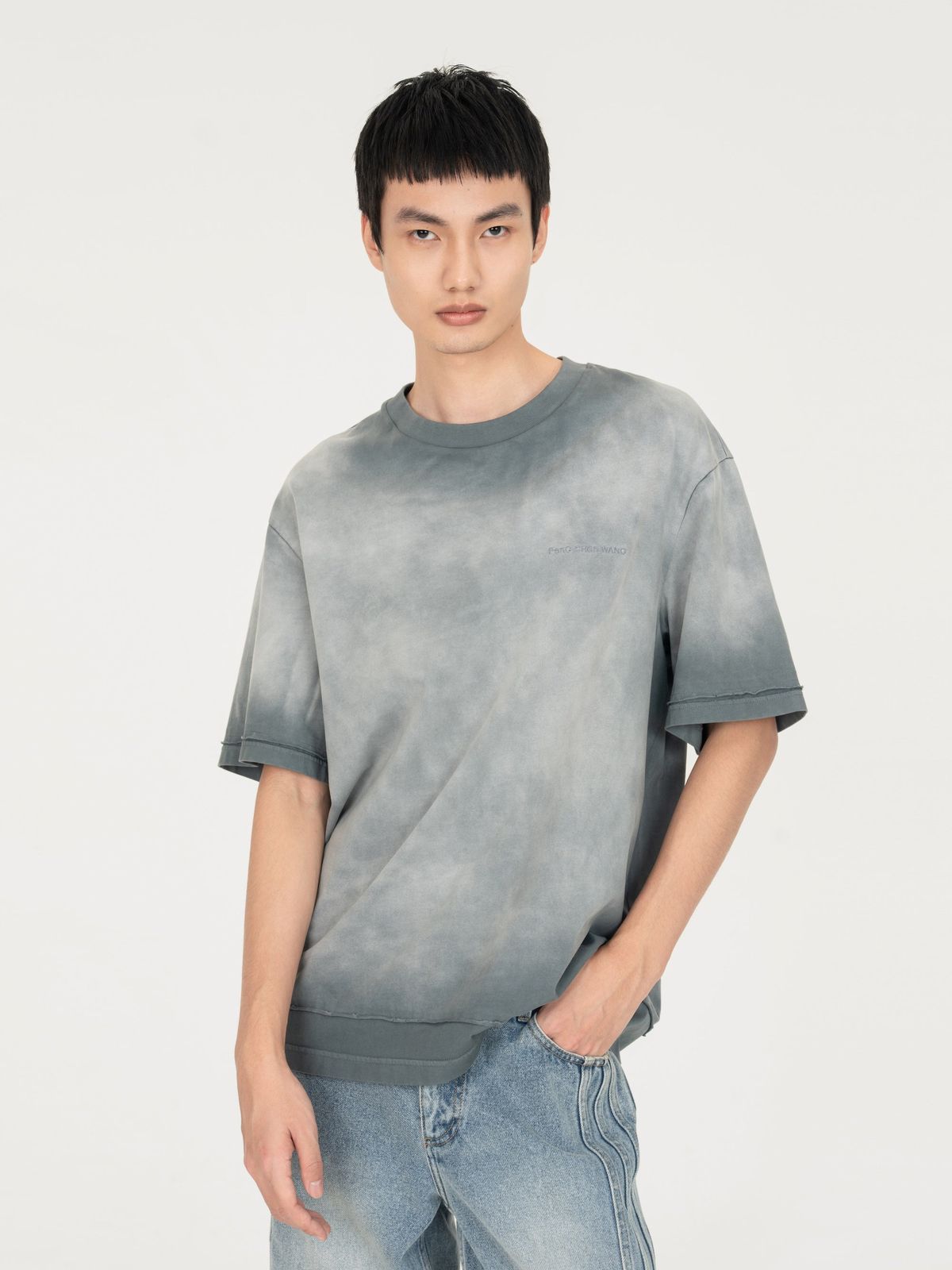 2 IN 1 WASHED TEE