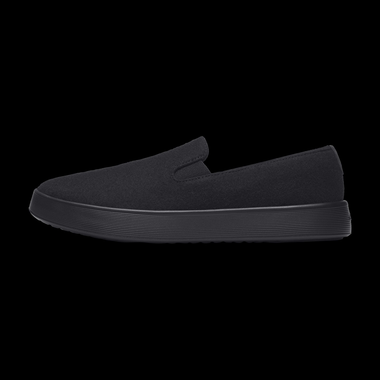 Women's Wool Cruiser Slip On - Natural Black (natural Black Sole)