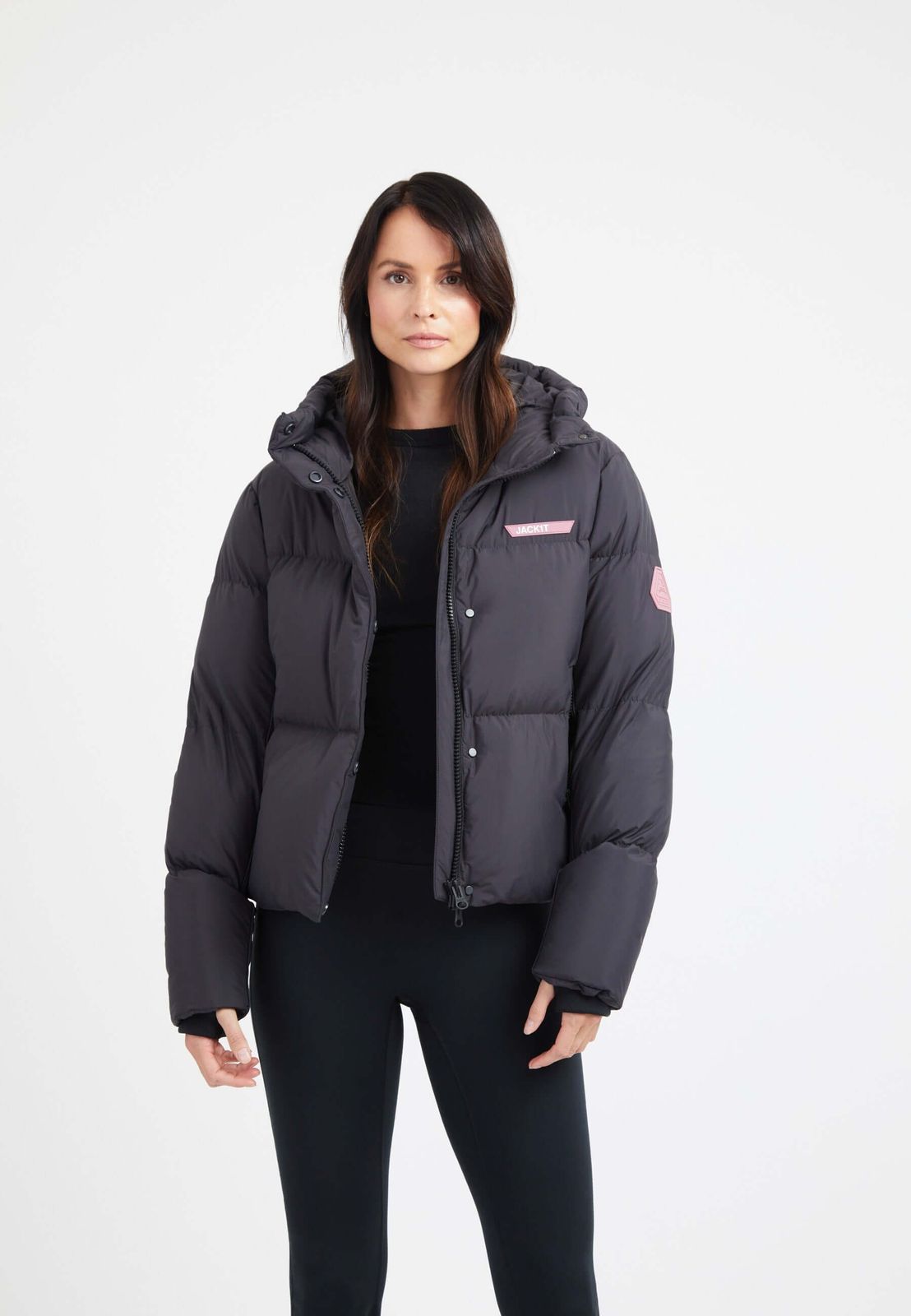 Star Shower Down Puffer Jacket Black