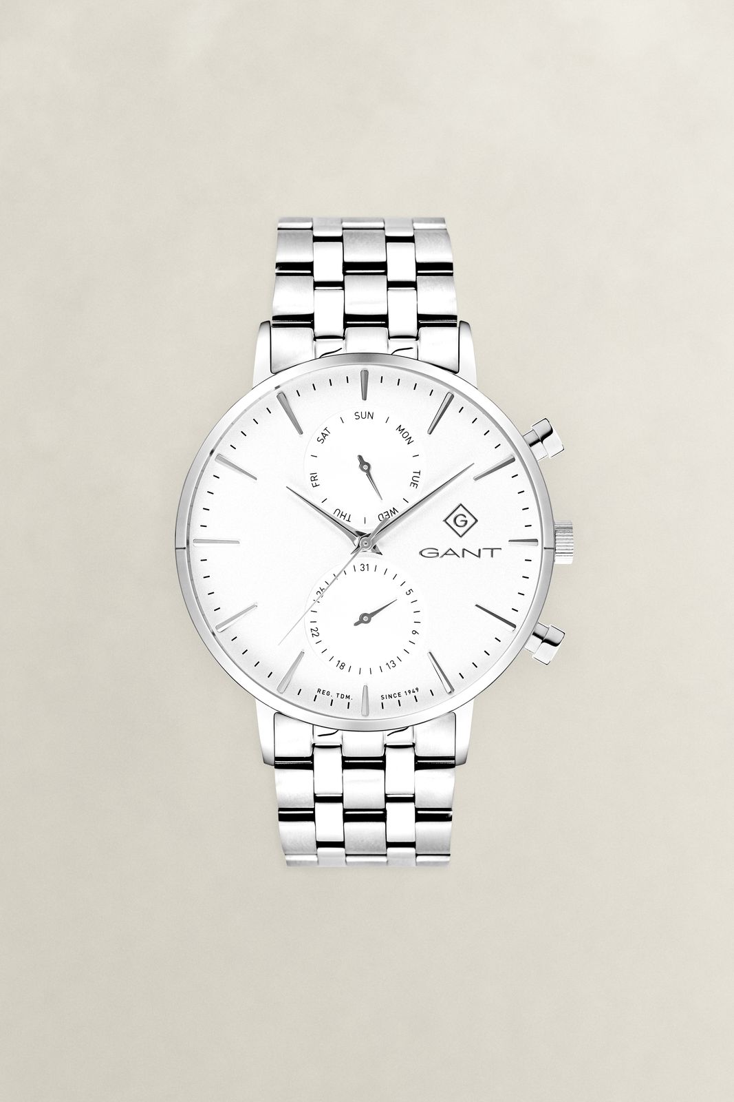 Park Hill Day-Date II Wristwatch - WHITE