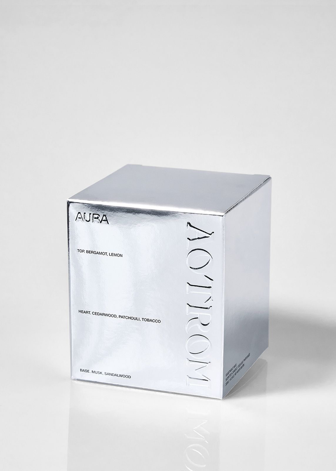 Aotrom Aura Candle - Silver