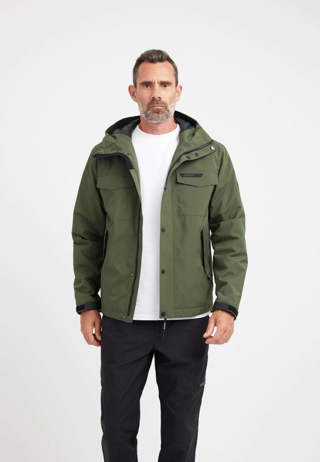 Thorium Hooded Jacket Deep Olive