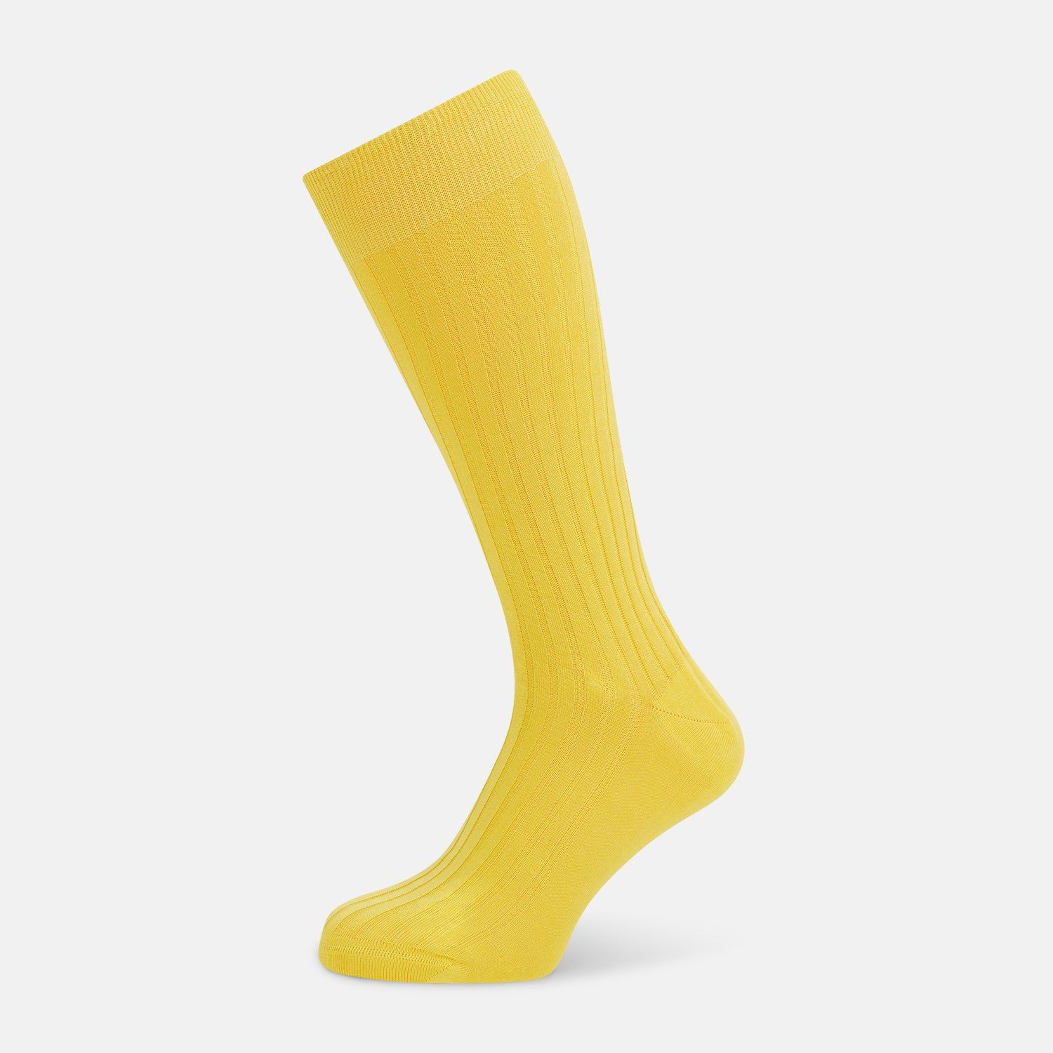 Charteuese Lemon Mid-length Socks