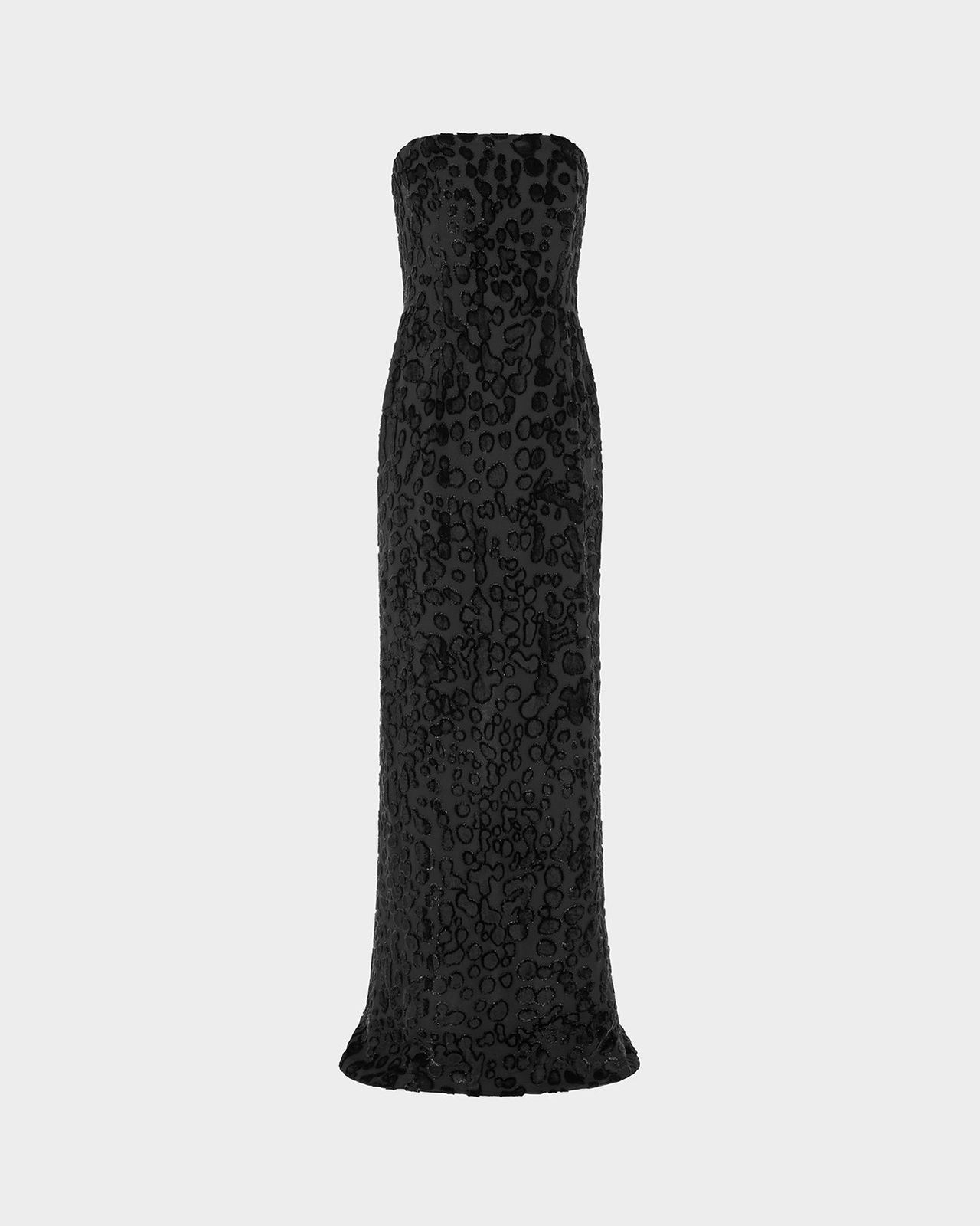 Frasia Gown In Devore