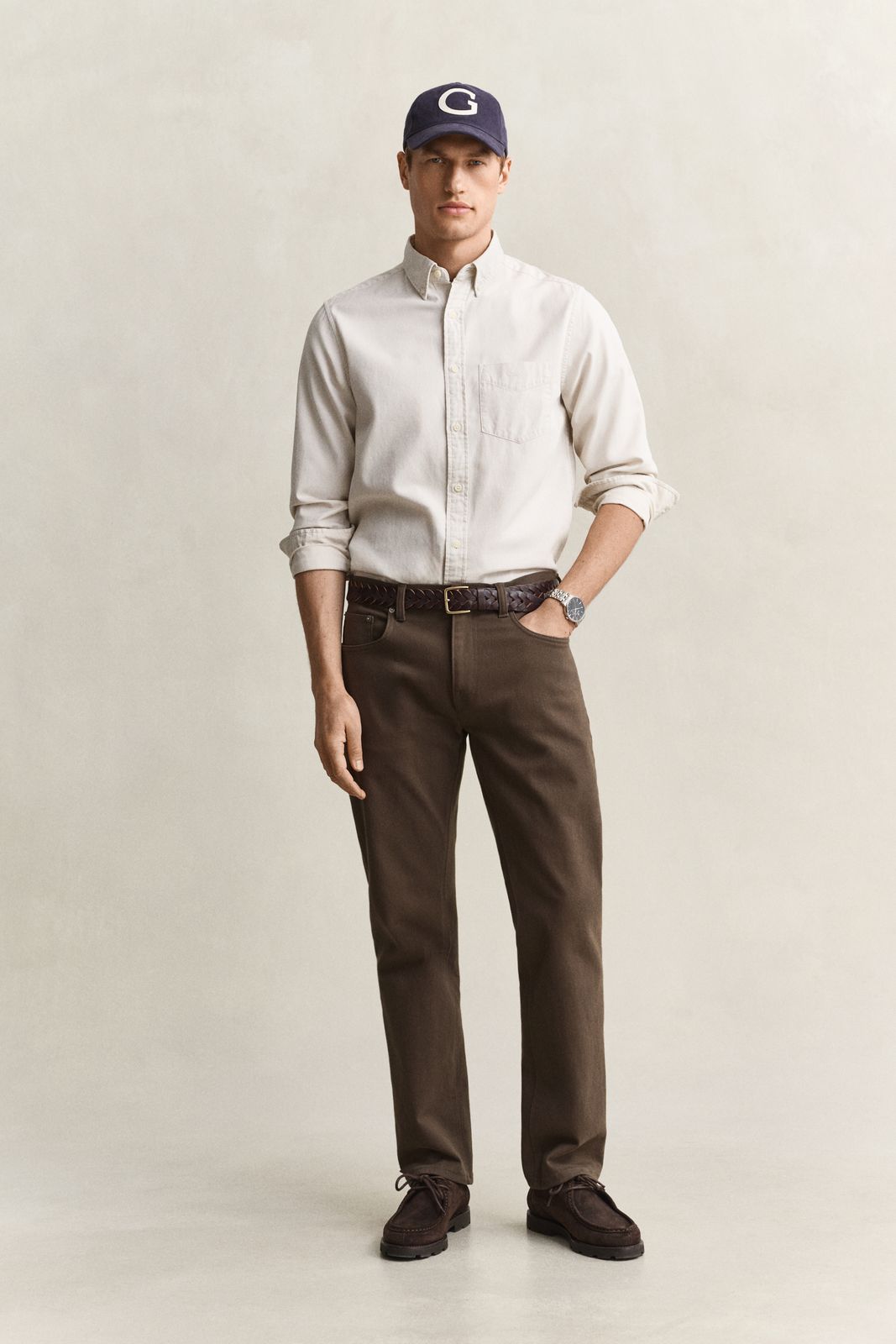Regular Fit Twill Jeans - DUSKY ANTHRACITE