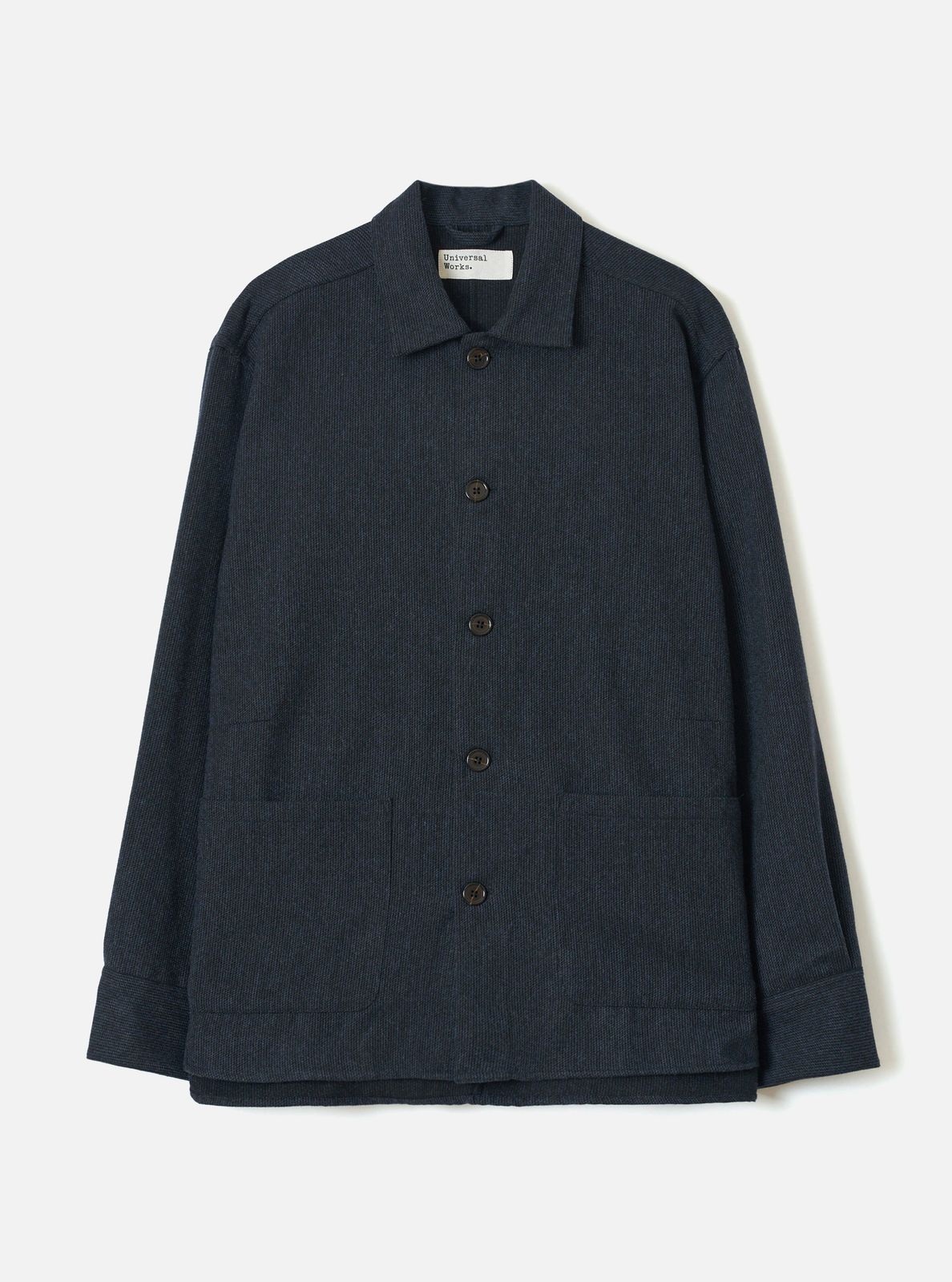 Navy Airline Flannel Travail Overshirt