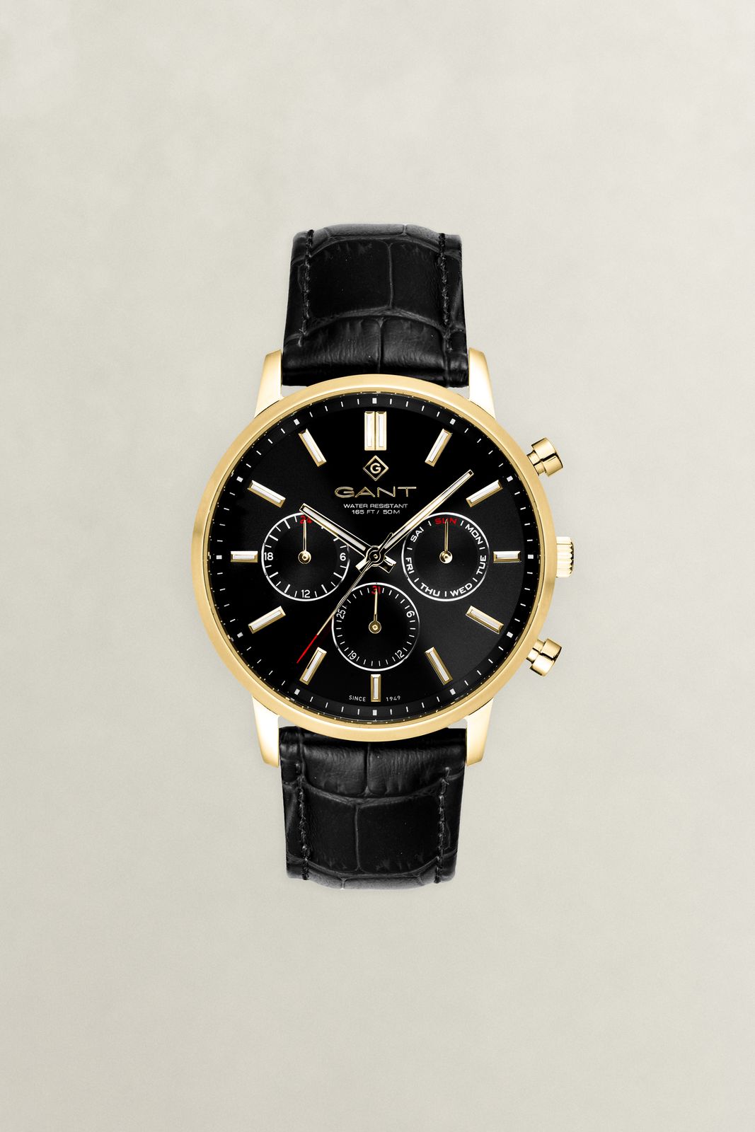 East Hill Day-Date Watch - BLACK