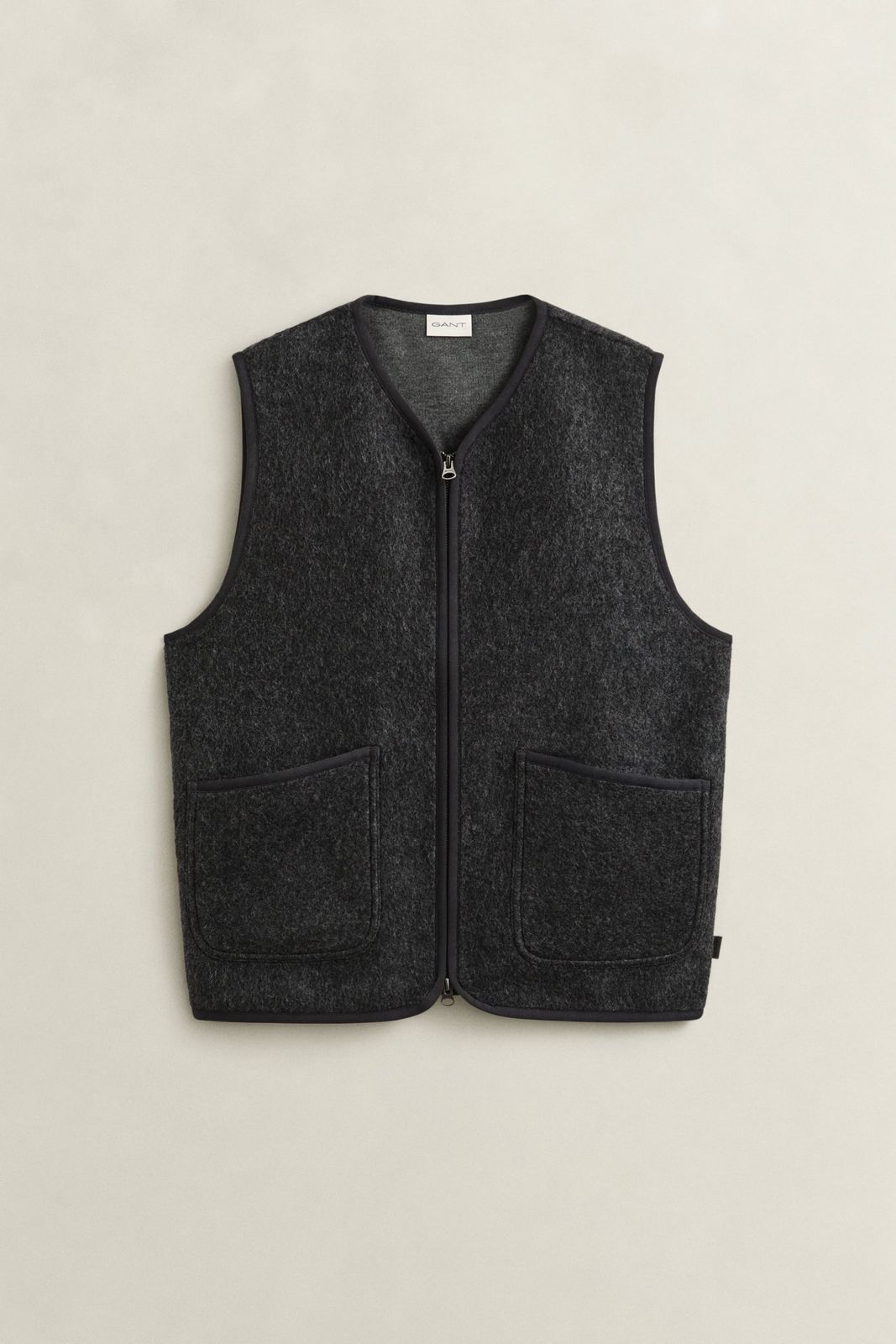 Fleece Vest - CHARCOAL MELANGE