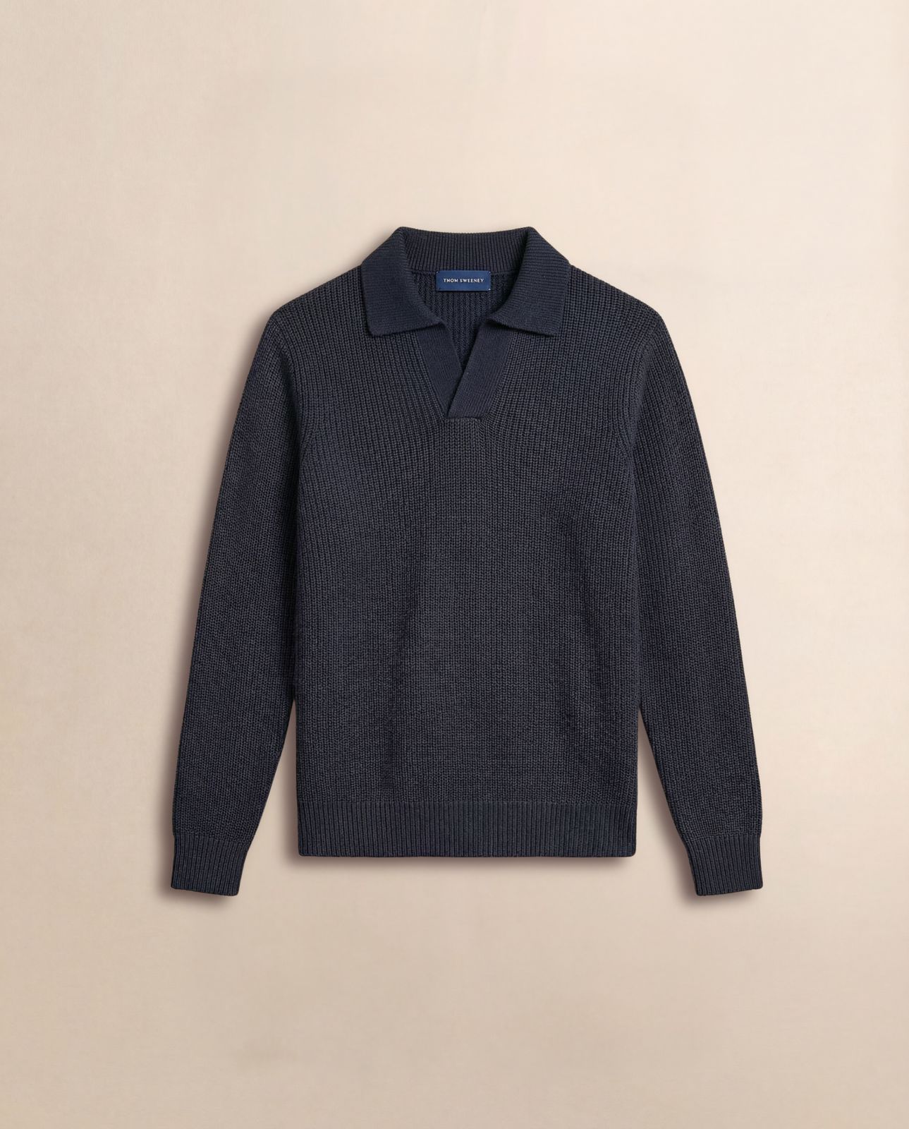 Cotton Wide Gauge Skipper Polo Shirt