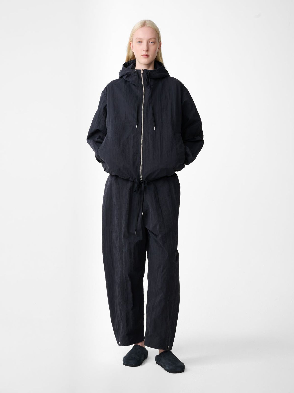 Lorca Drawstring Pant in Black