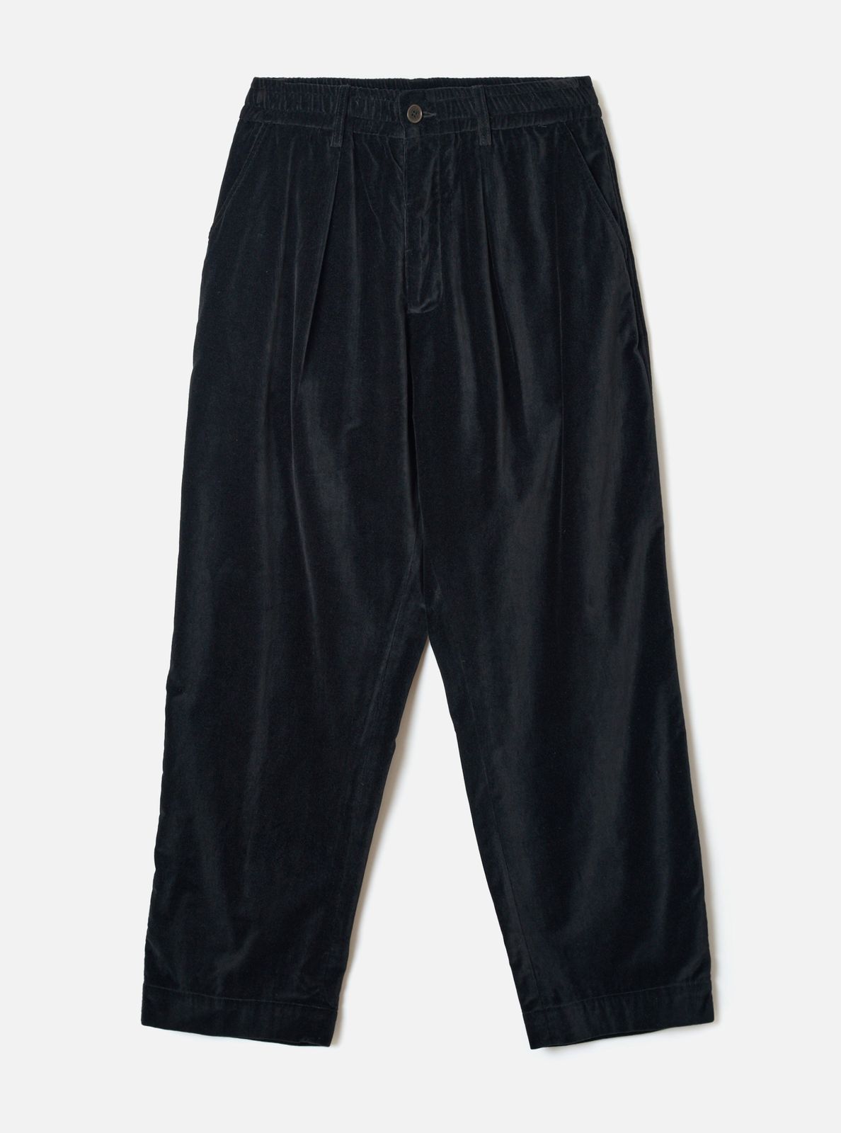 Black CPH Velvet Oxford Pant
