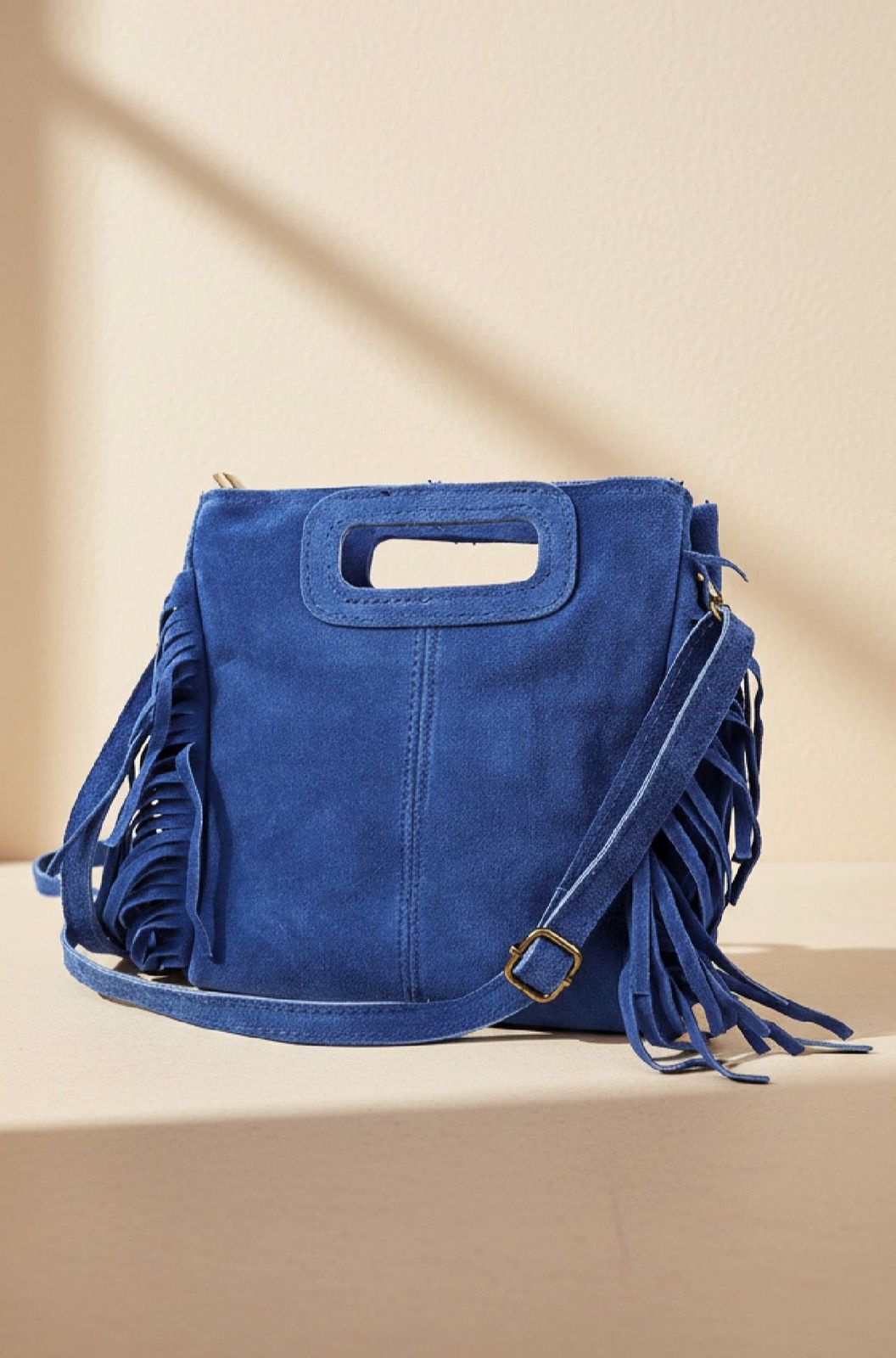 Suede Fringe Grab Bag
