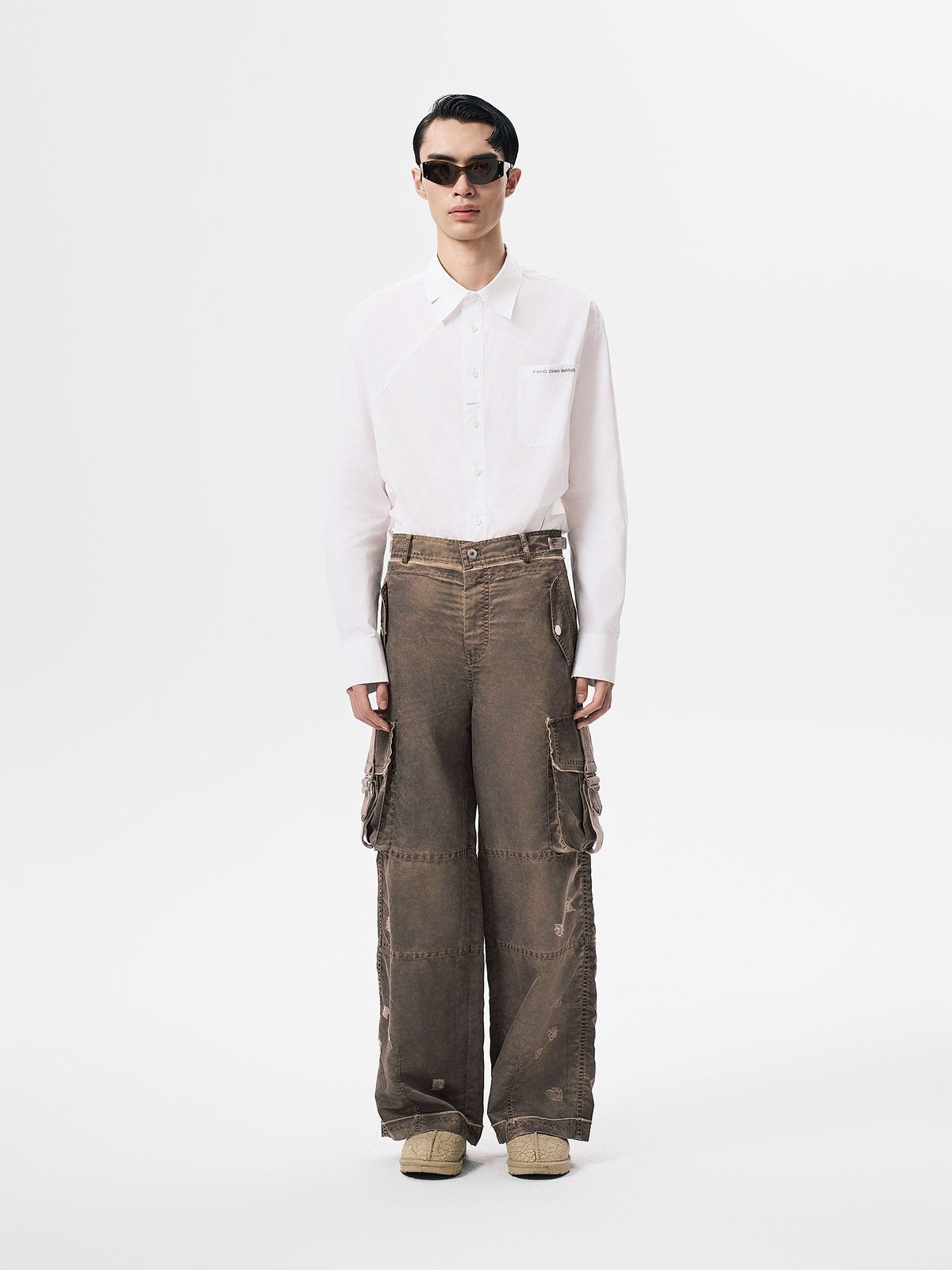 SANDWASHED  CARGO PANTS