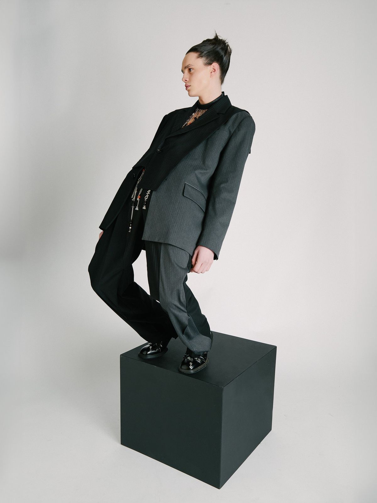 DECONSTRUCTED TWO PIECE SUIT