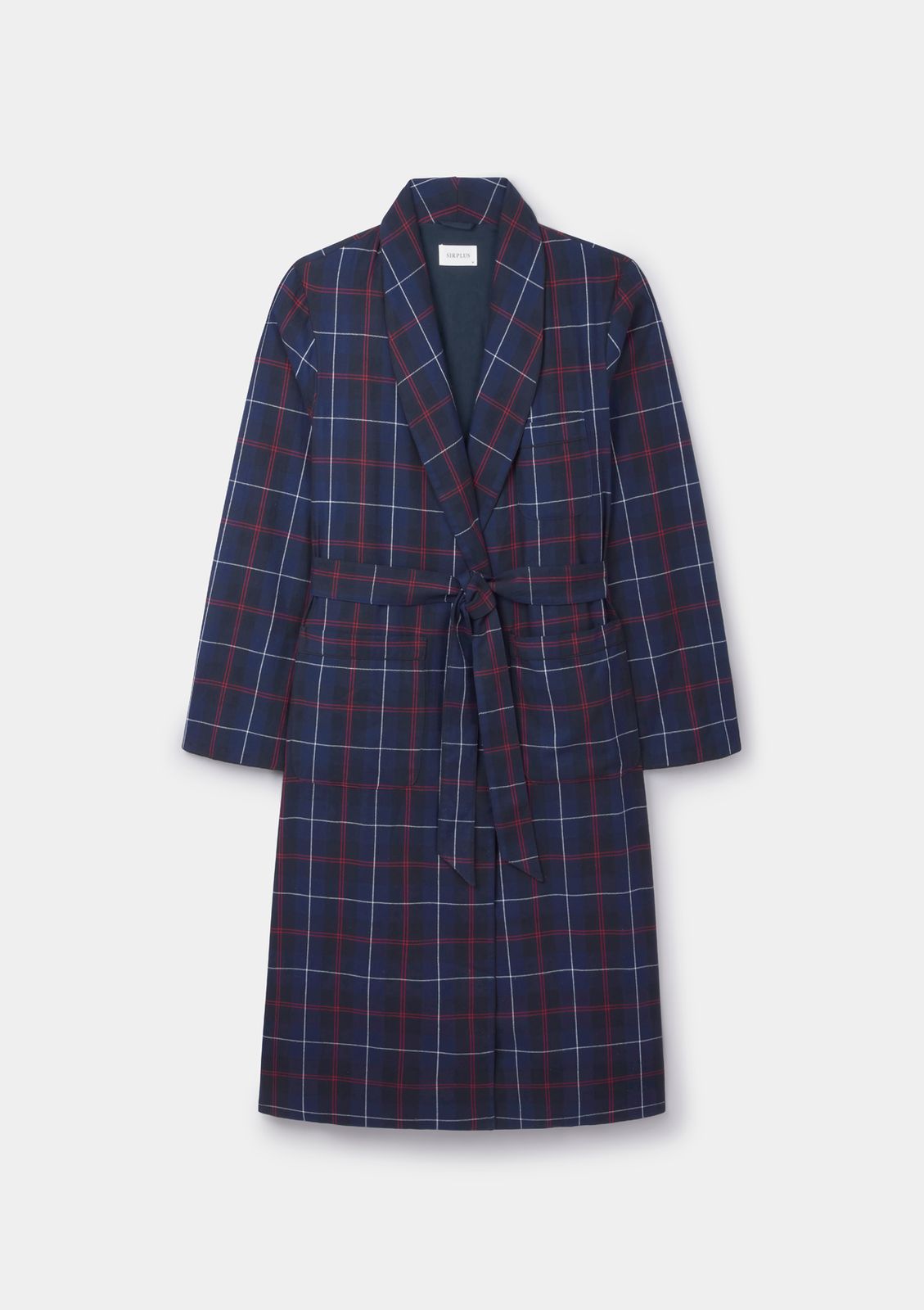 Surplus Navy Flannel Check Dressing Gown