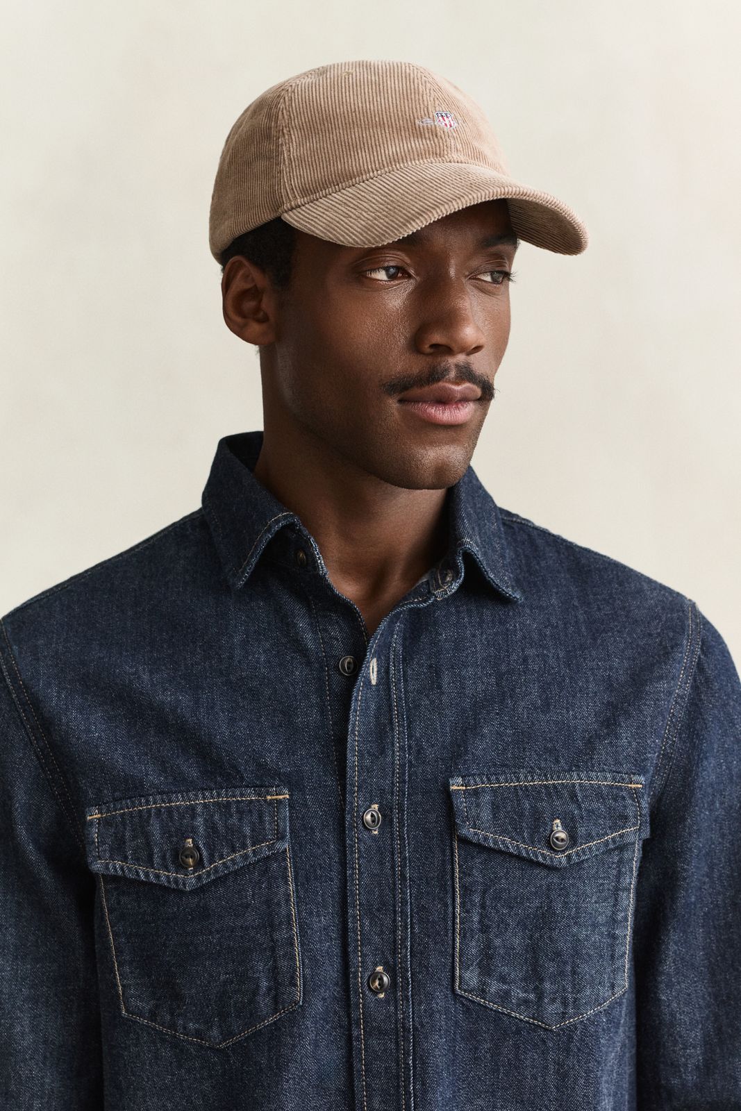 Shield Corduroy Cap - WARM KHAKI