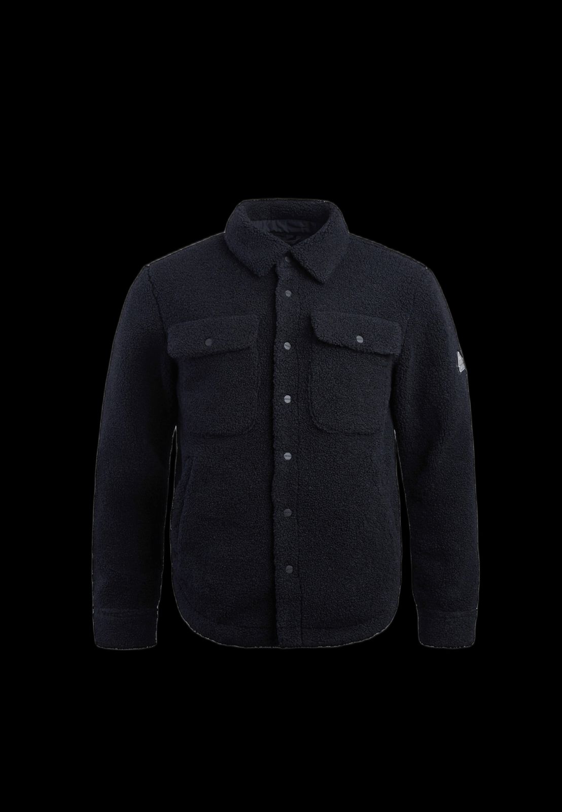 Sherpa Shirt Jacket Black