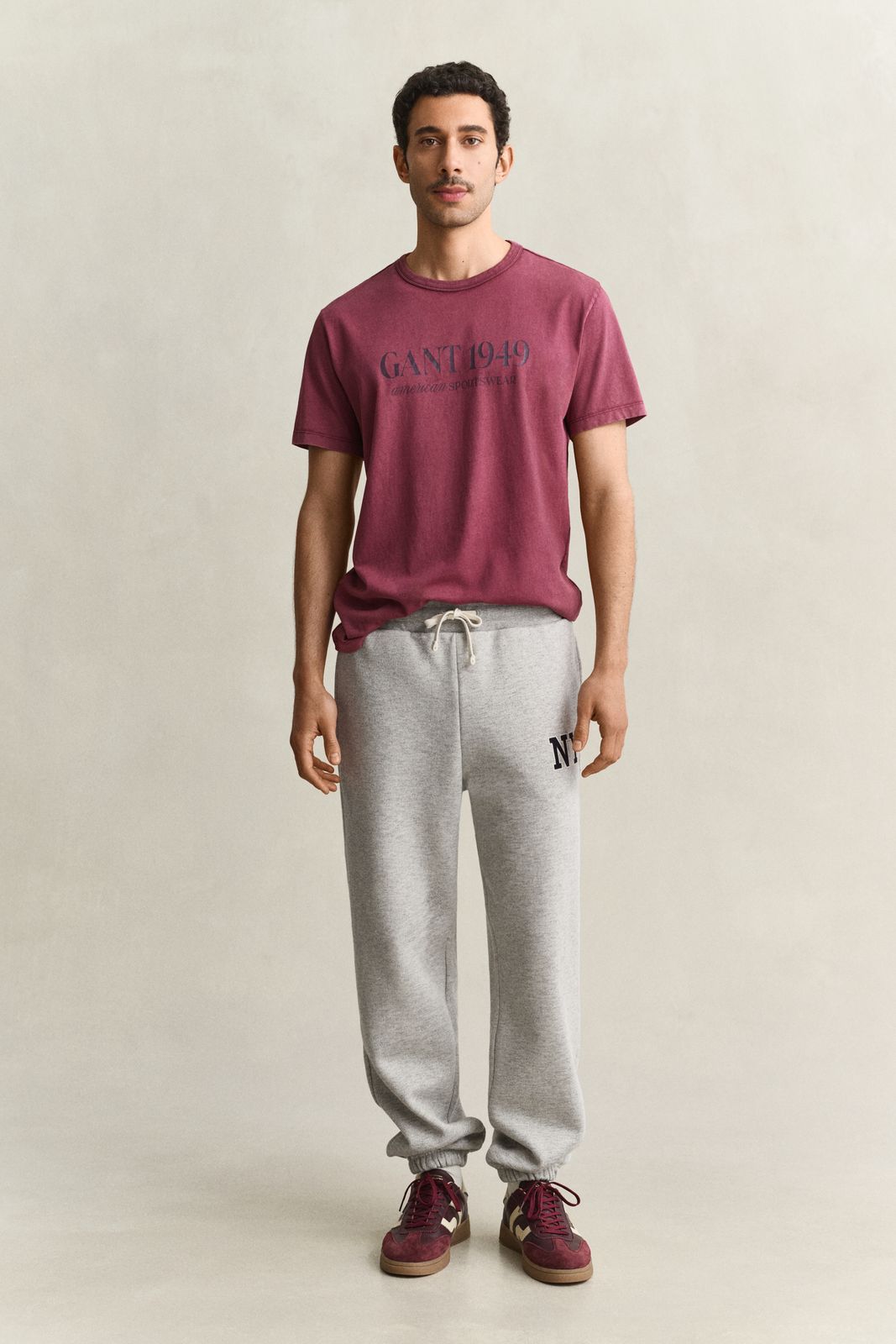 Graphic Sweatpants - GREY MELANGE