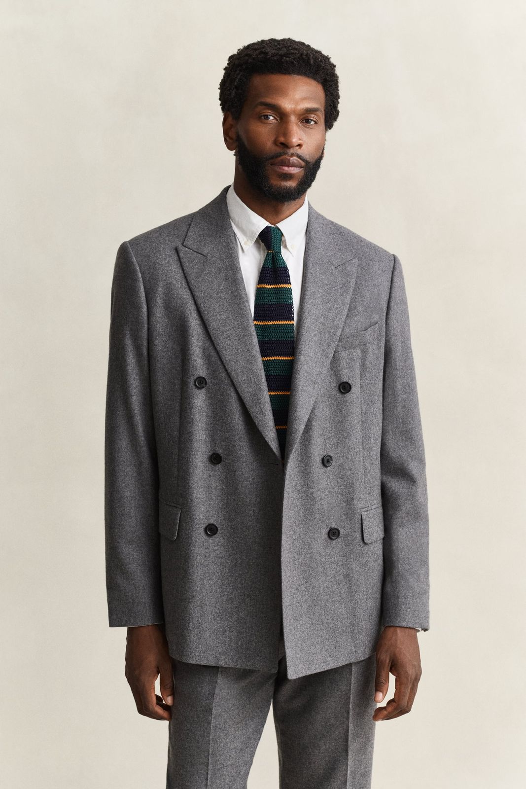 Cashmere Suit Jacket - Dusky Anthracite