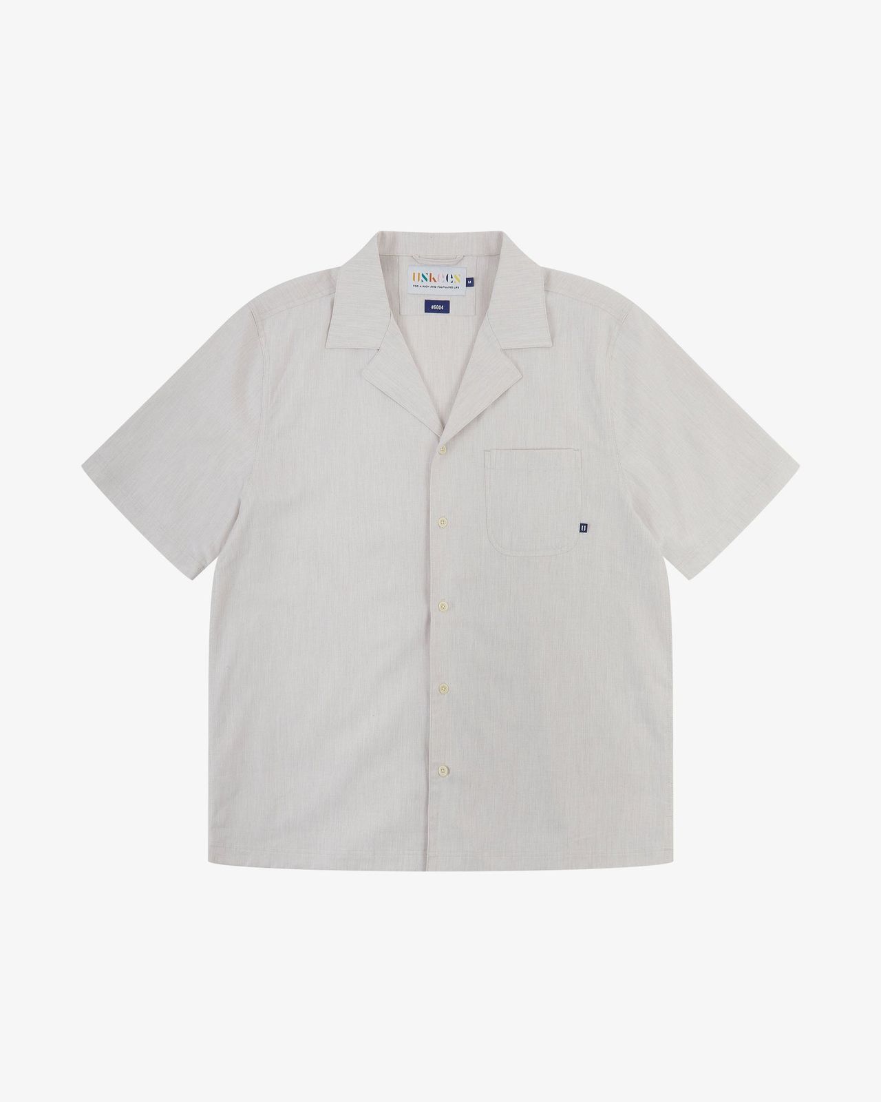 6004 Cuban Shirt - Ecru