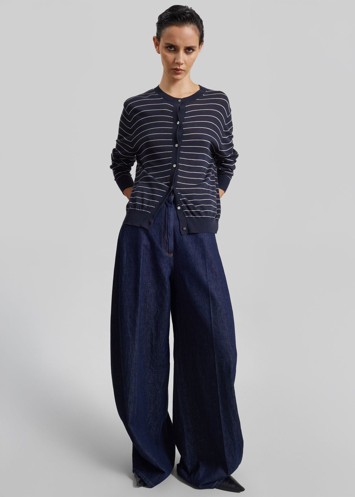 TheLatest Evie Denim Pants - Blue