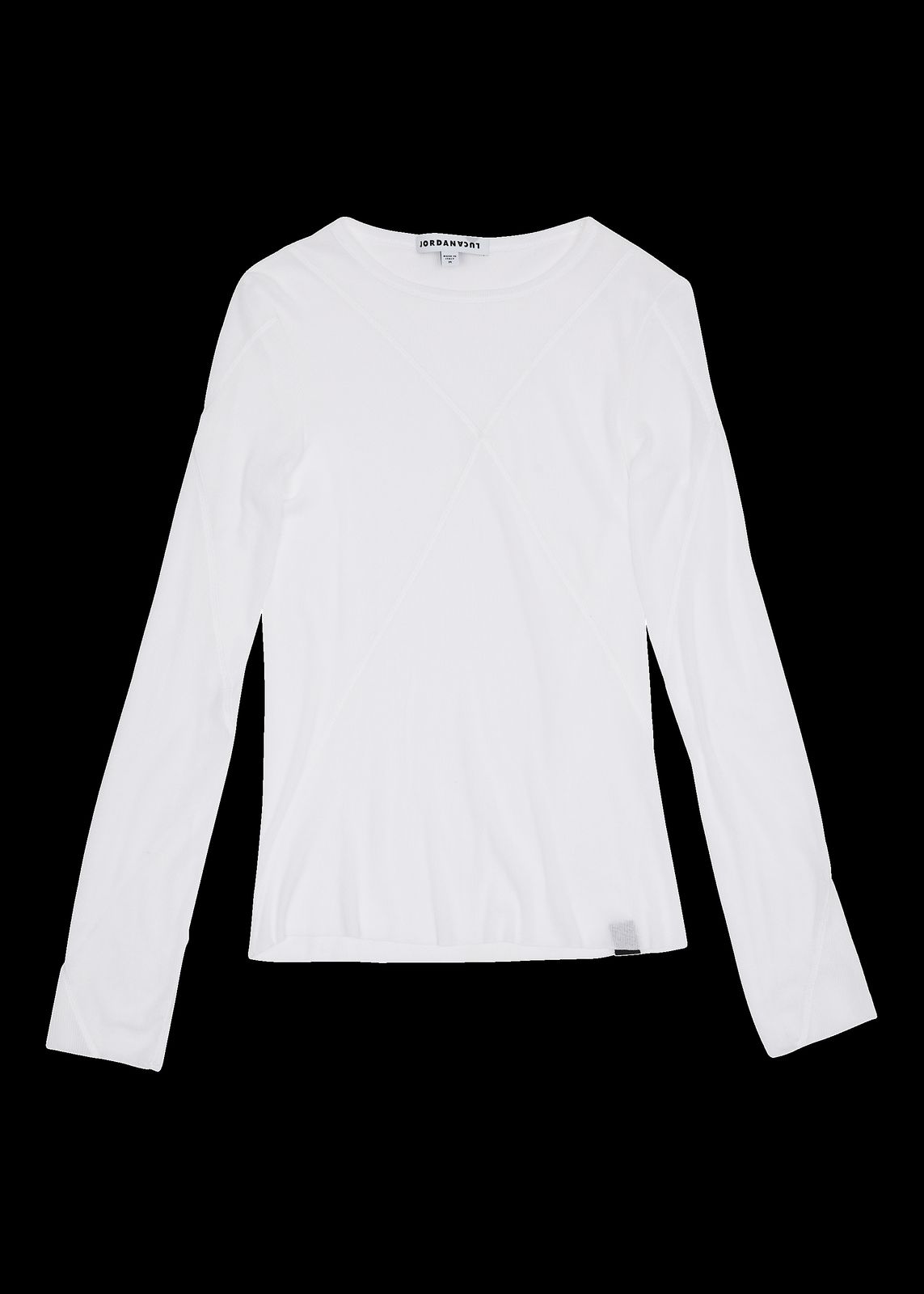 Blues Long Sleeve Top White