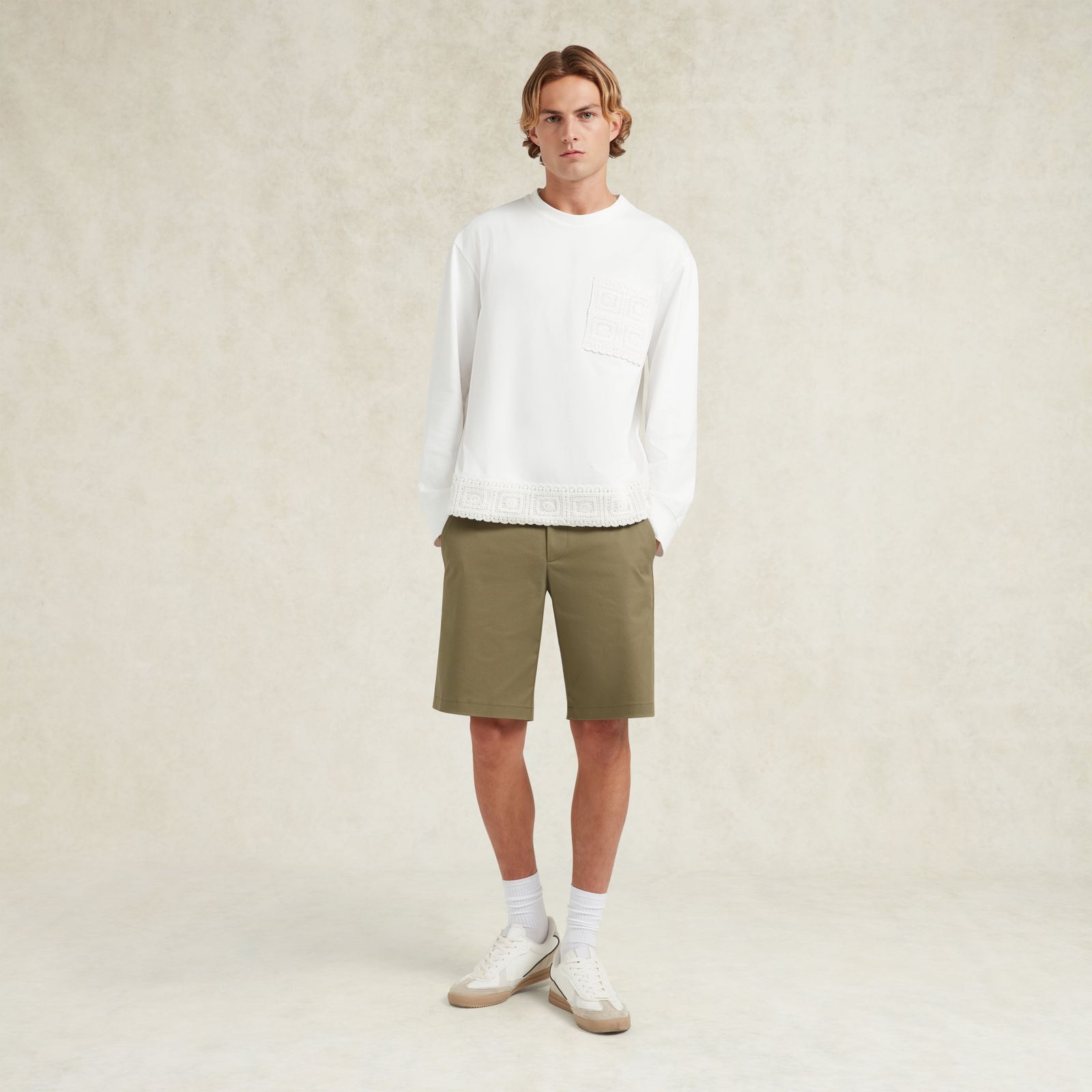 Inigo Long Sleeve T-shirt - Ivory