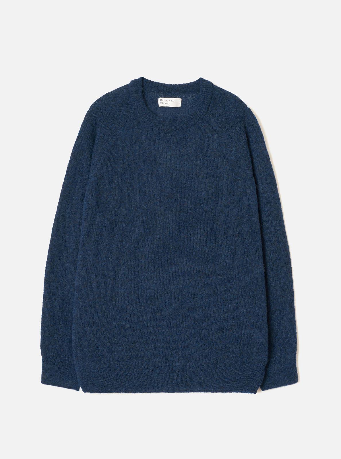 Navy Alpaca Knit Lyon Crew