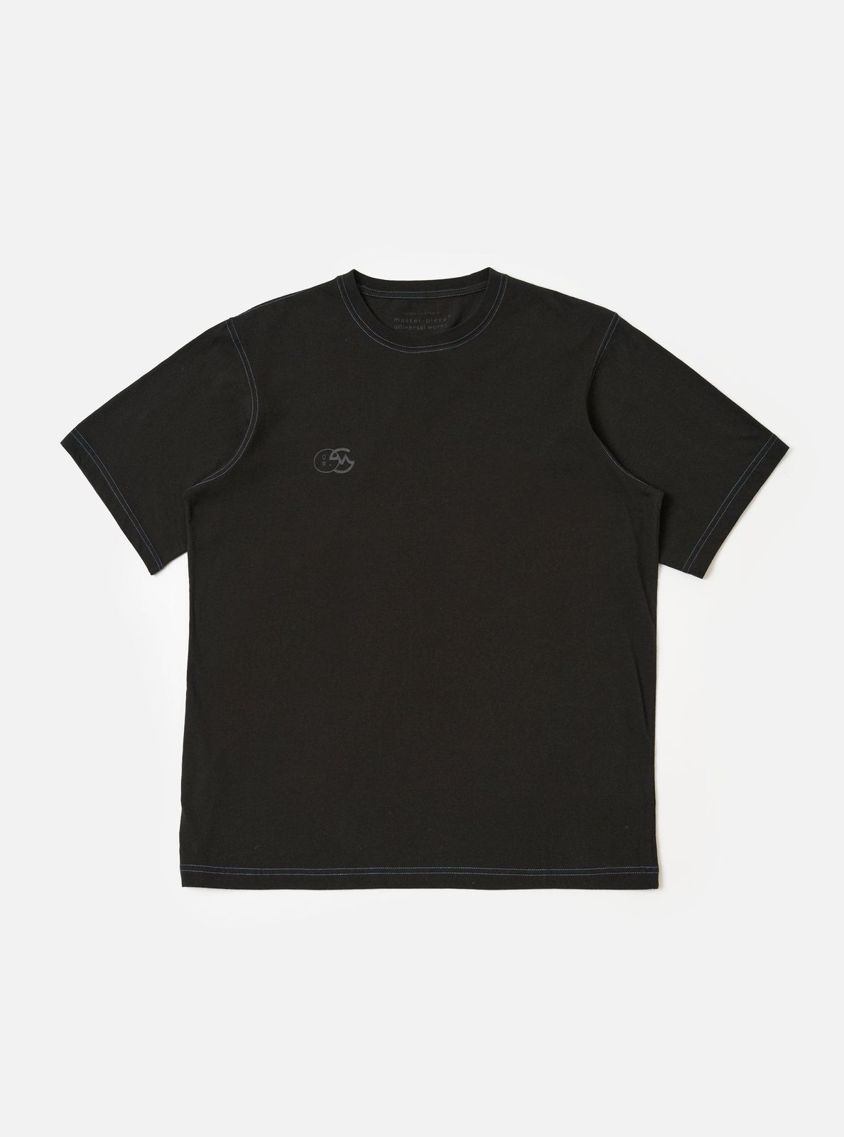 Master-piece X Universal Works Black Single Jersey Print Tee