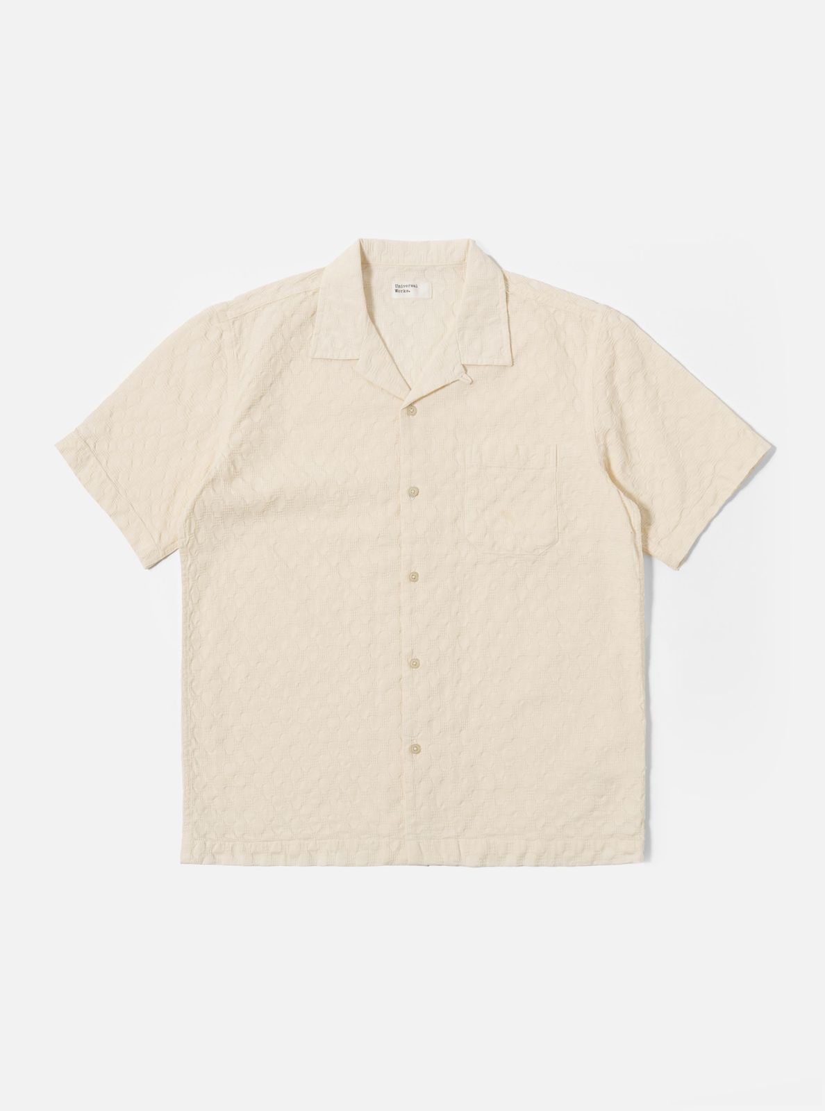 Ecru Dot Waffle Road Shirt