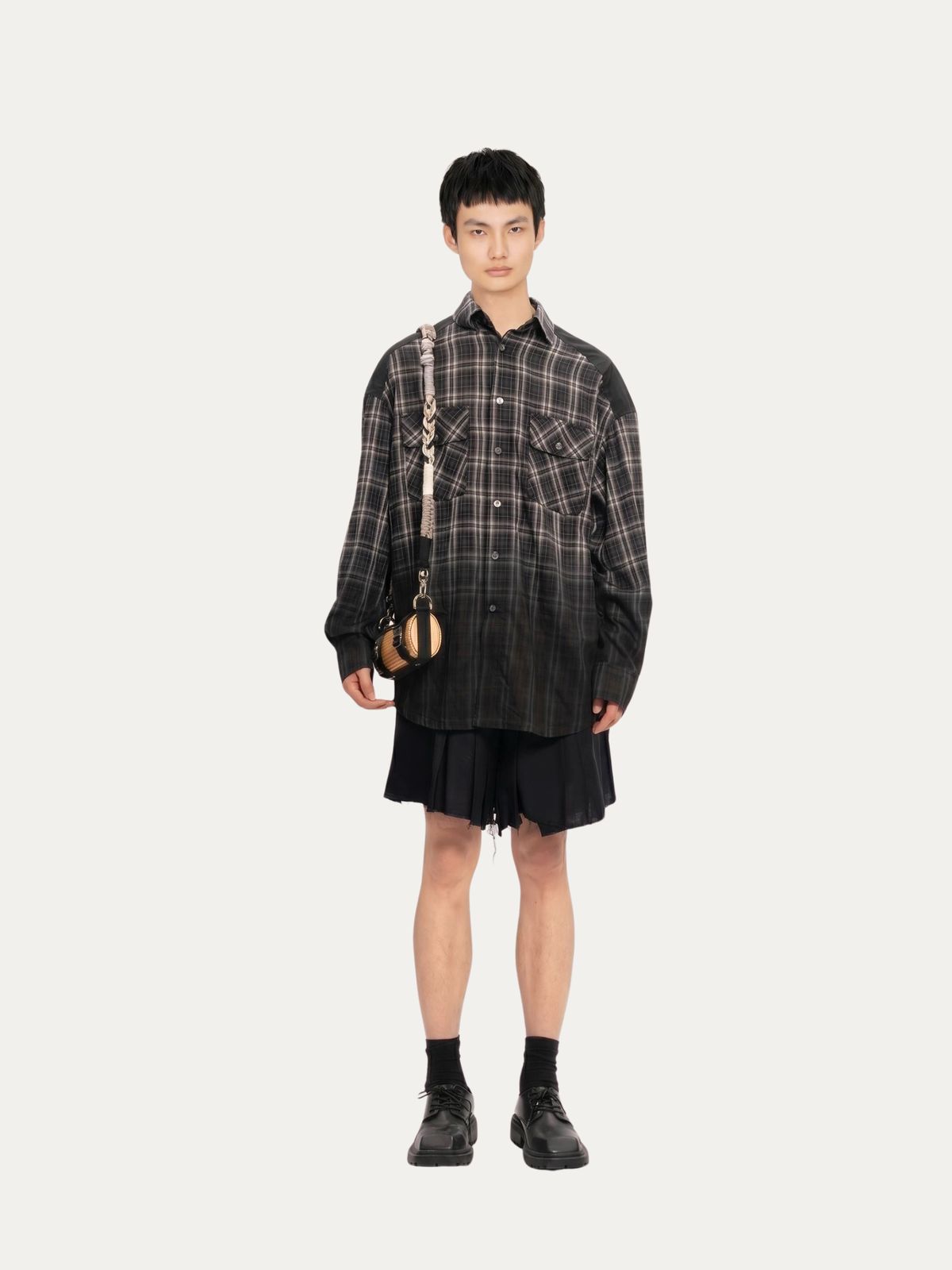 BLACK CHAECK WORKWEAR SHIRT